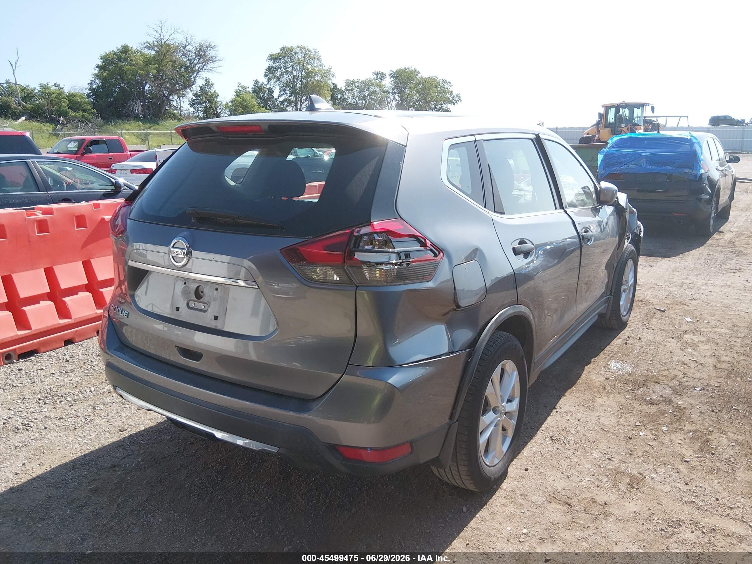 2019 Nissan Rogue S Gray vin: KNMAT2MT3KP549245