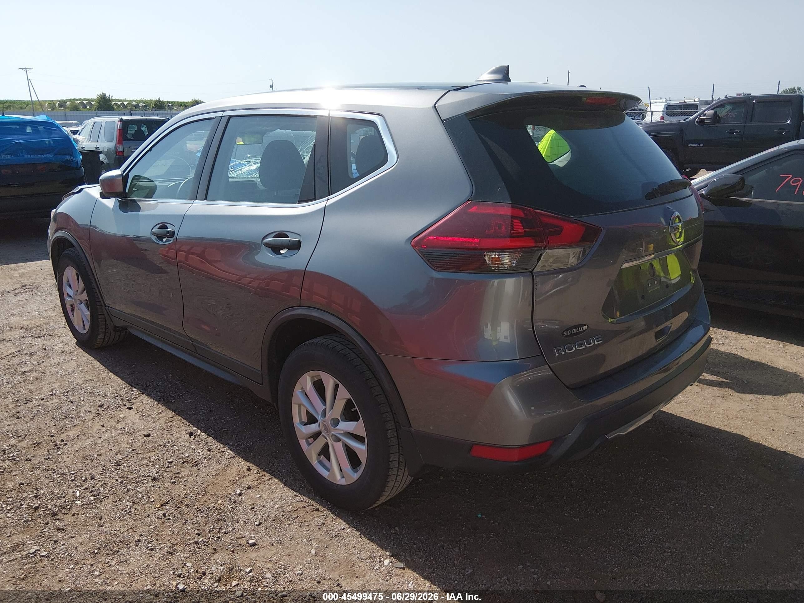 2019 Nissan Rogue S Gray vin: KNMAT2MT3KP549245