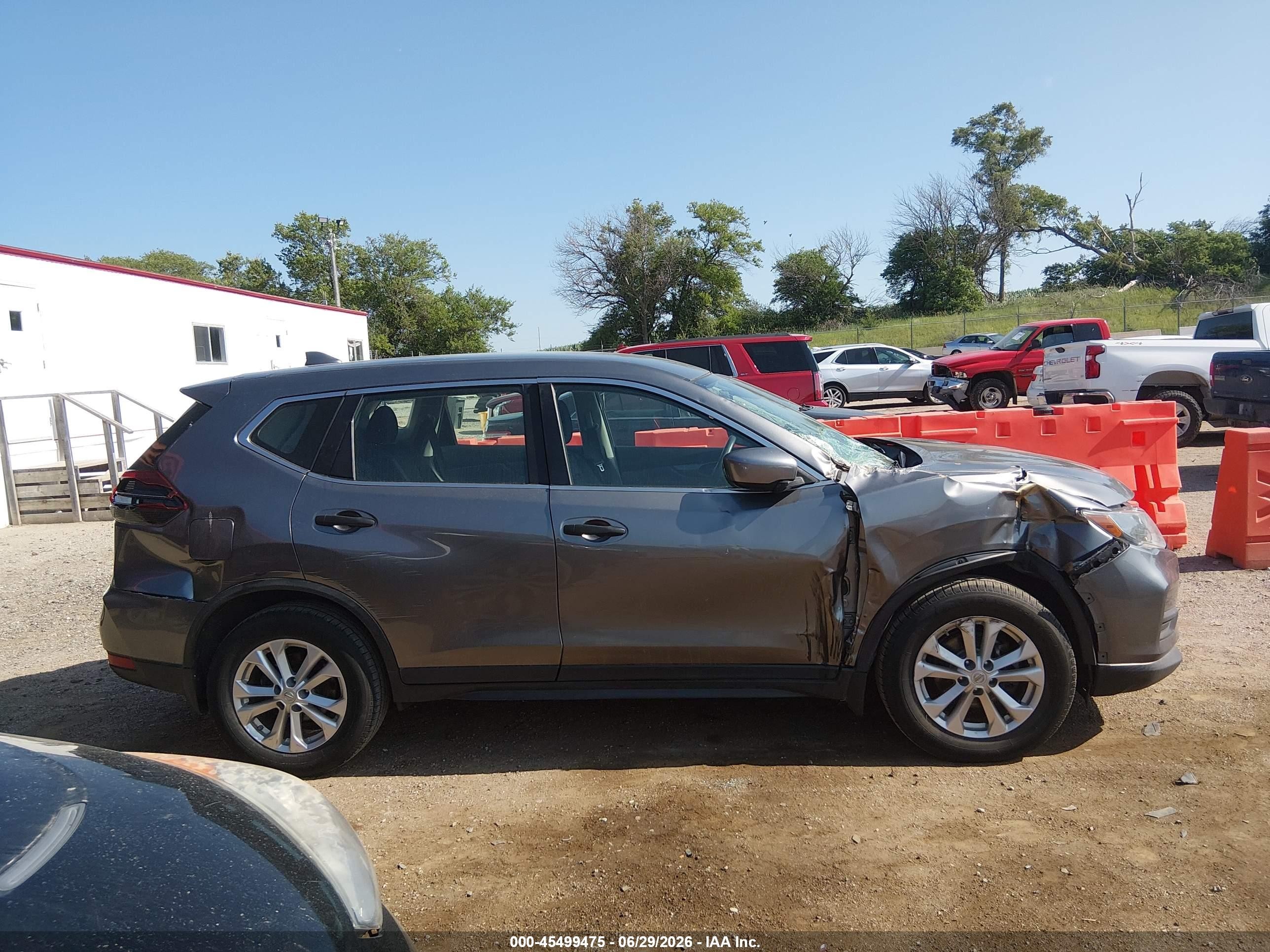 2019 Nissan Rogue S Gray vin: KNMAT2MT3KP549245