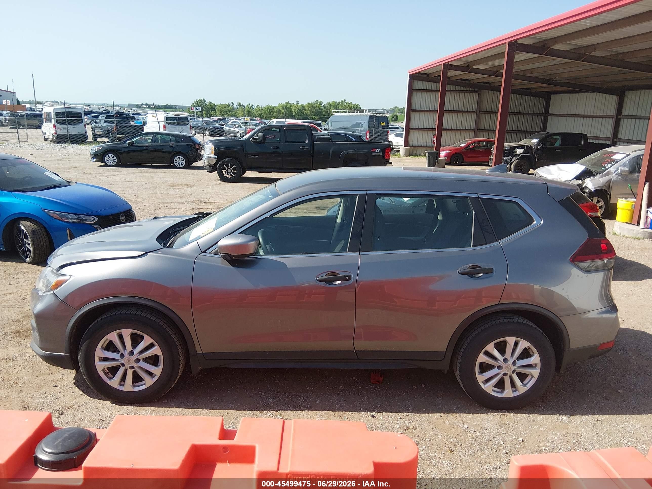 2019 Nissan Rogue S Gray vin: KNMAT2MT3KP549245