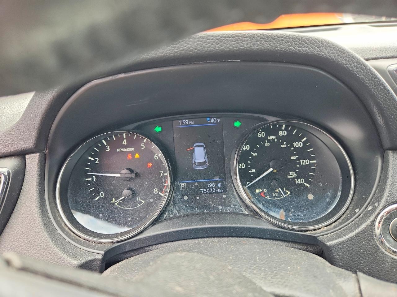 2019 Nissan Rogue Sv Black vin: KNMAT2MT3KP557829