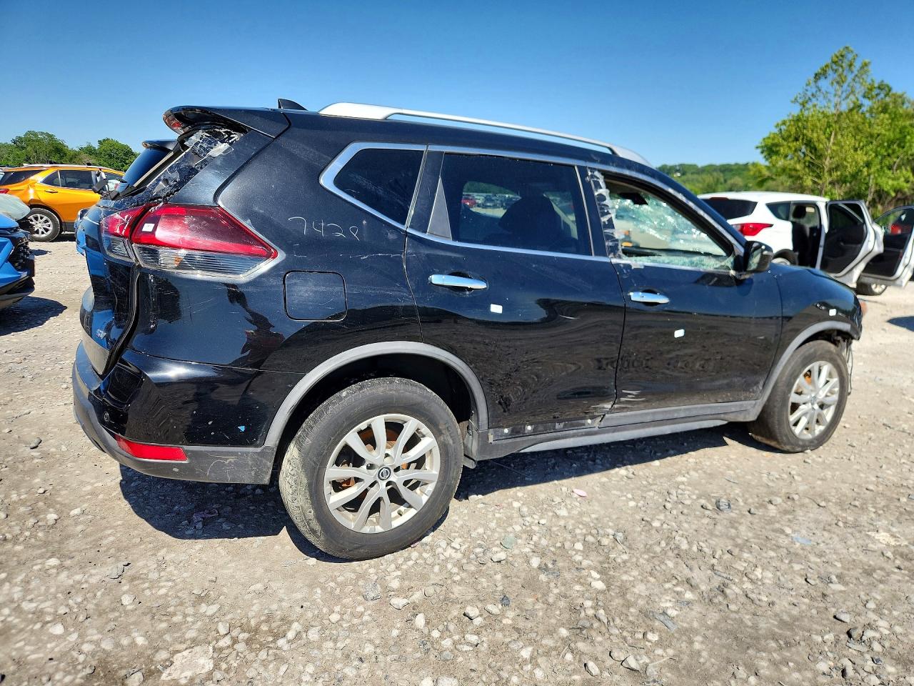 2020 Nissan Rogue Sv Black vin: KNMAT2MT3LP514349