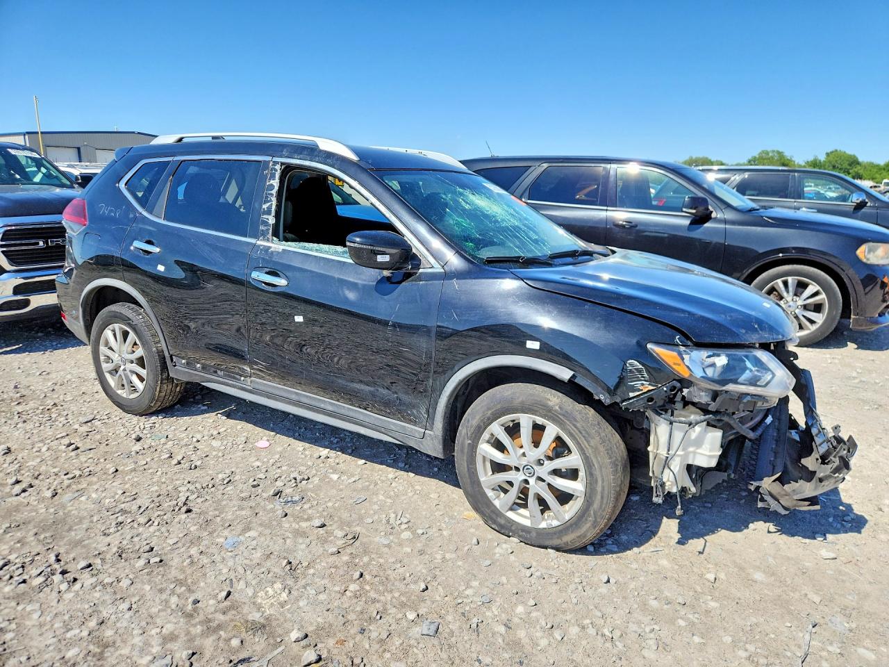 2020 Nissan Rogue Sv Black vin: KNMAT2MT3LP514349