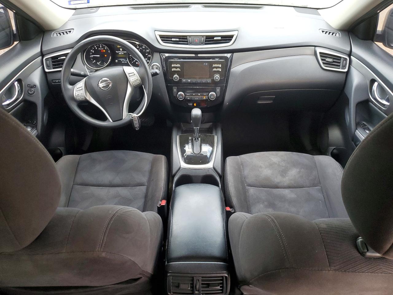 2015 Nissan Rogue Sv Серый vin: KNMAT2MT4FP523498