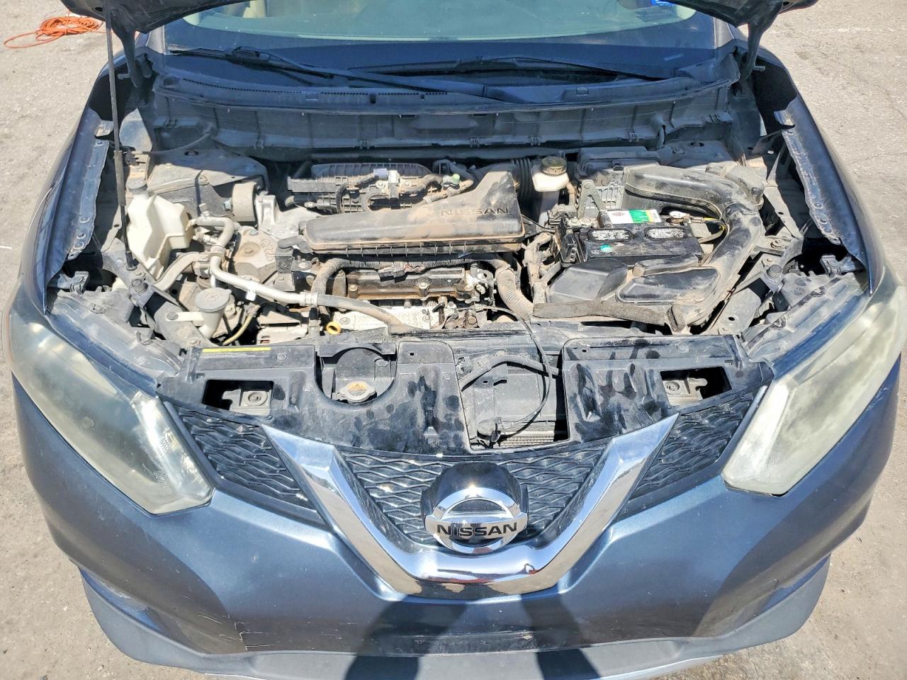 2015 Nissan Rogue Sv Blue vin: KNMAT2MT4FP525042