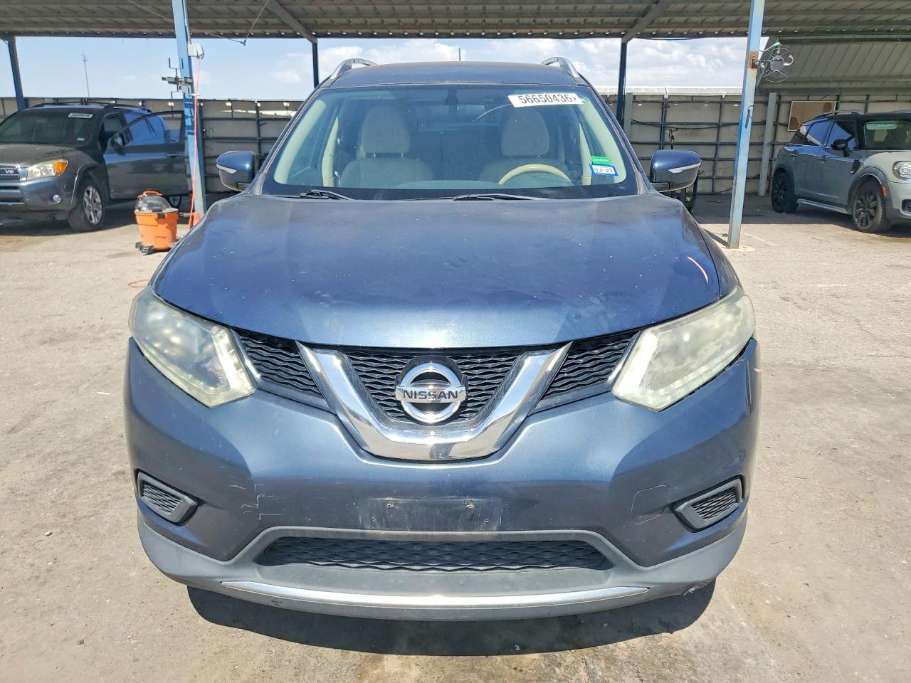 2015 Nissan Rogue Sv Blue vin: KNMAT2MT4FP525042