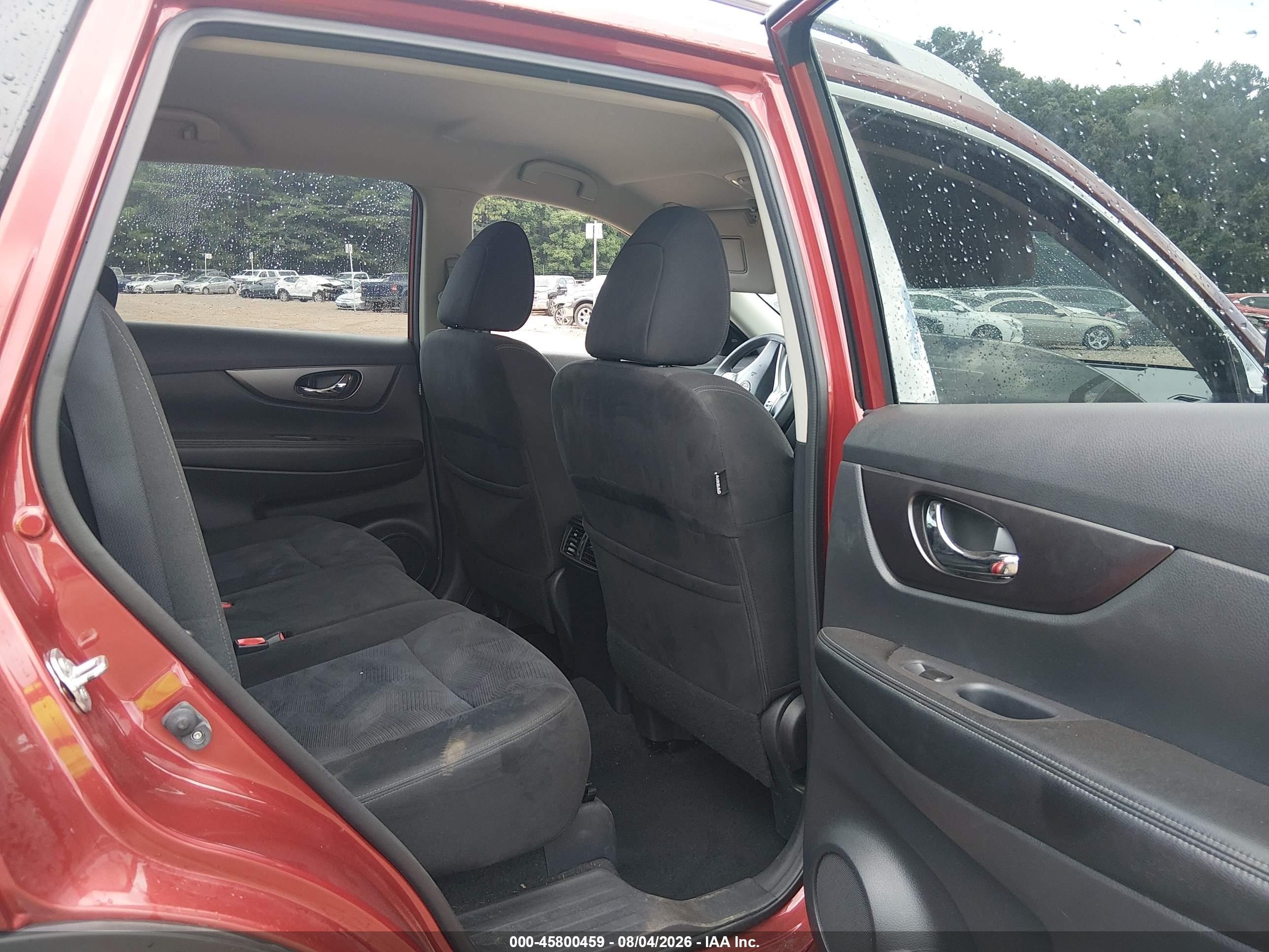 2015 Nissan Rogue Sv Burgundy vin: KNMAT2MT4FP548627