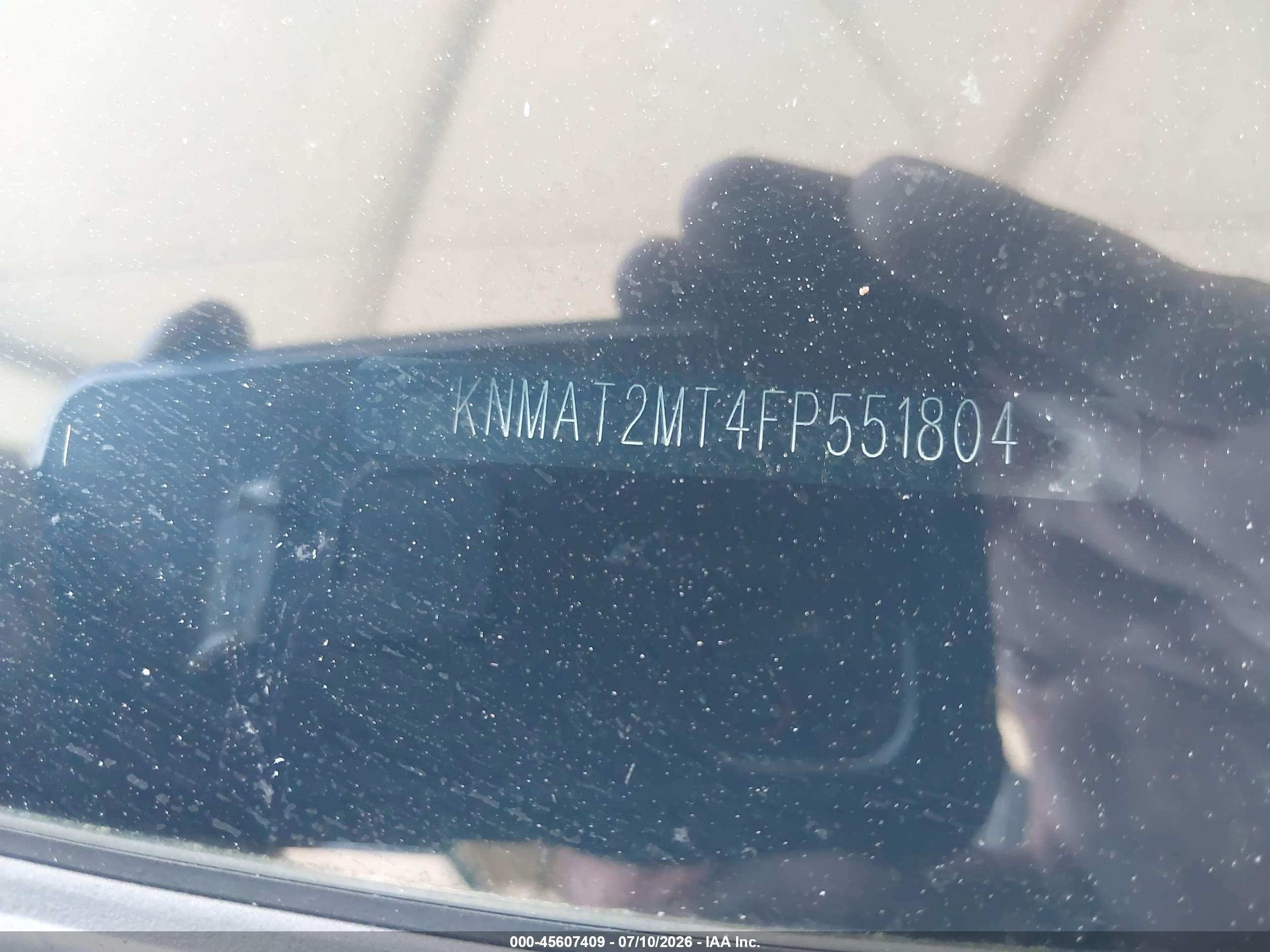 2015 Nissan Rogue S Gray vin: KNMAT2MT4FP551804