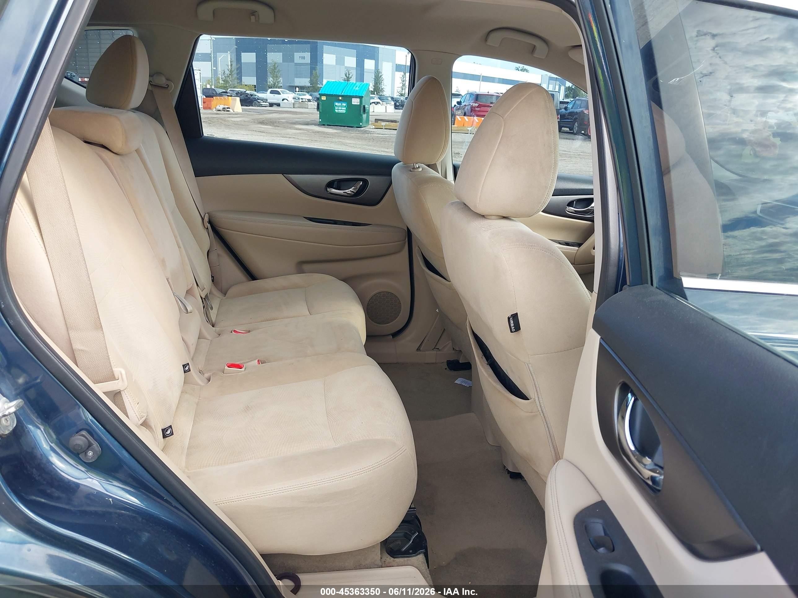2015 Nissan Rogue S Navy vin: KNMAT2MT4FP556761