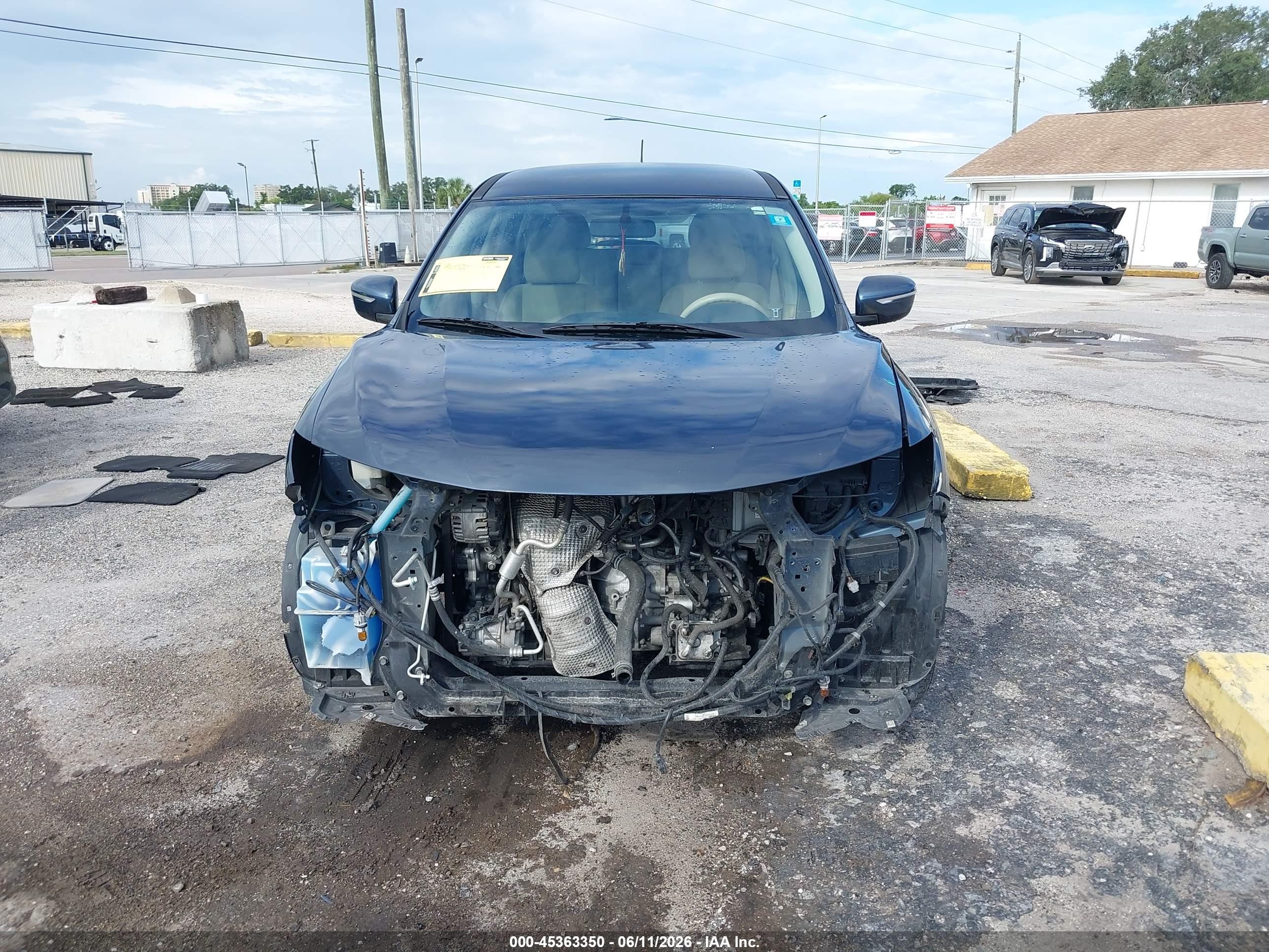 2015 Nissan Rogue S Navy vin: KNMAT2MT4FP556761