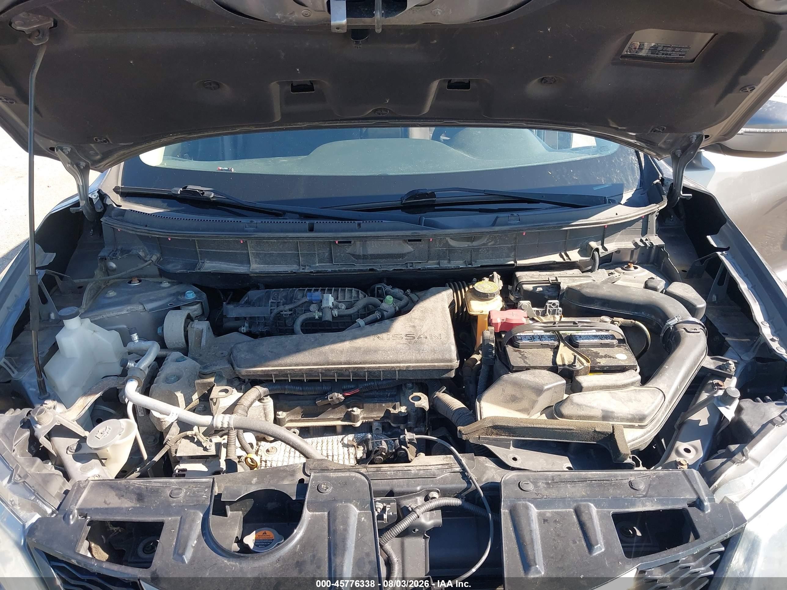2015 Nissan Rogue Sv Gray vin: KNMAT2MT4FP561720