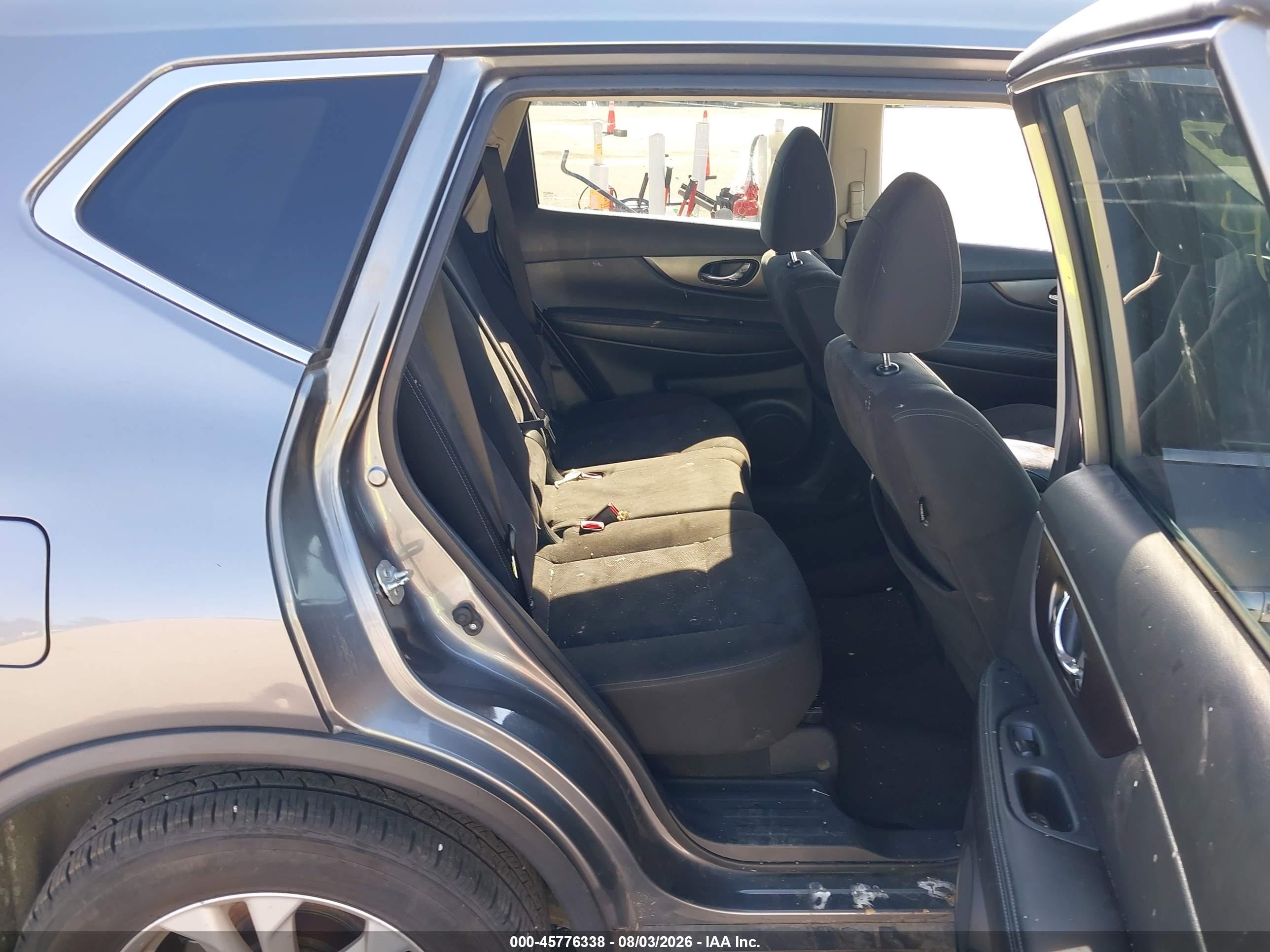 2015 Nissan Rogue Sv Gray vin: KNMAT2MT4FP561720