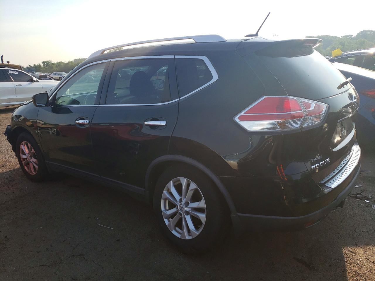 2015 Nissan Rogue Sv Black vin: KNMAT2MT4FP583541