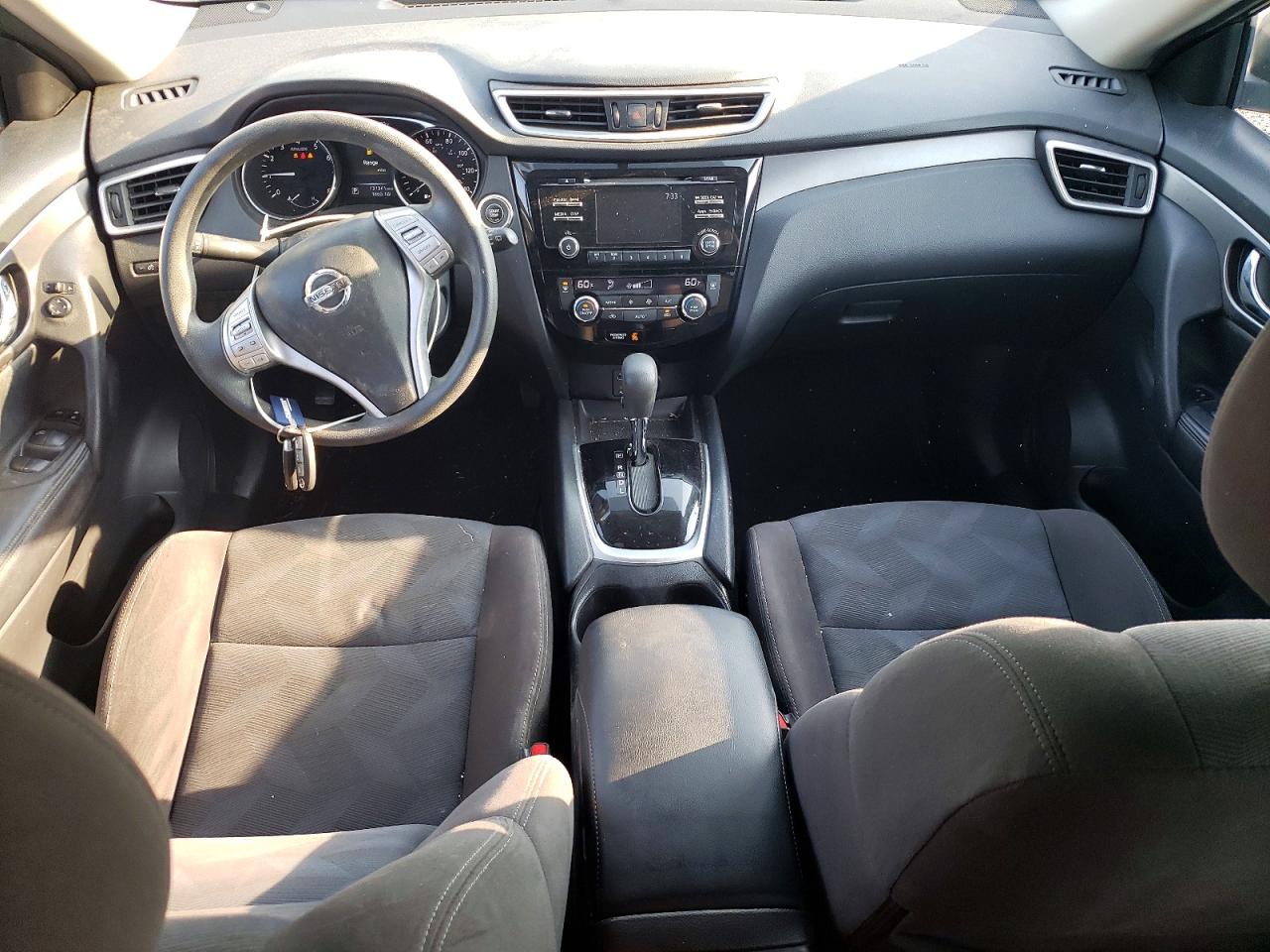 2015 Nissan Rogue Sv Black vin: KNMAT2MT4FP583541