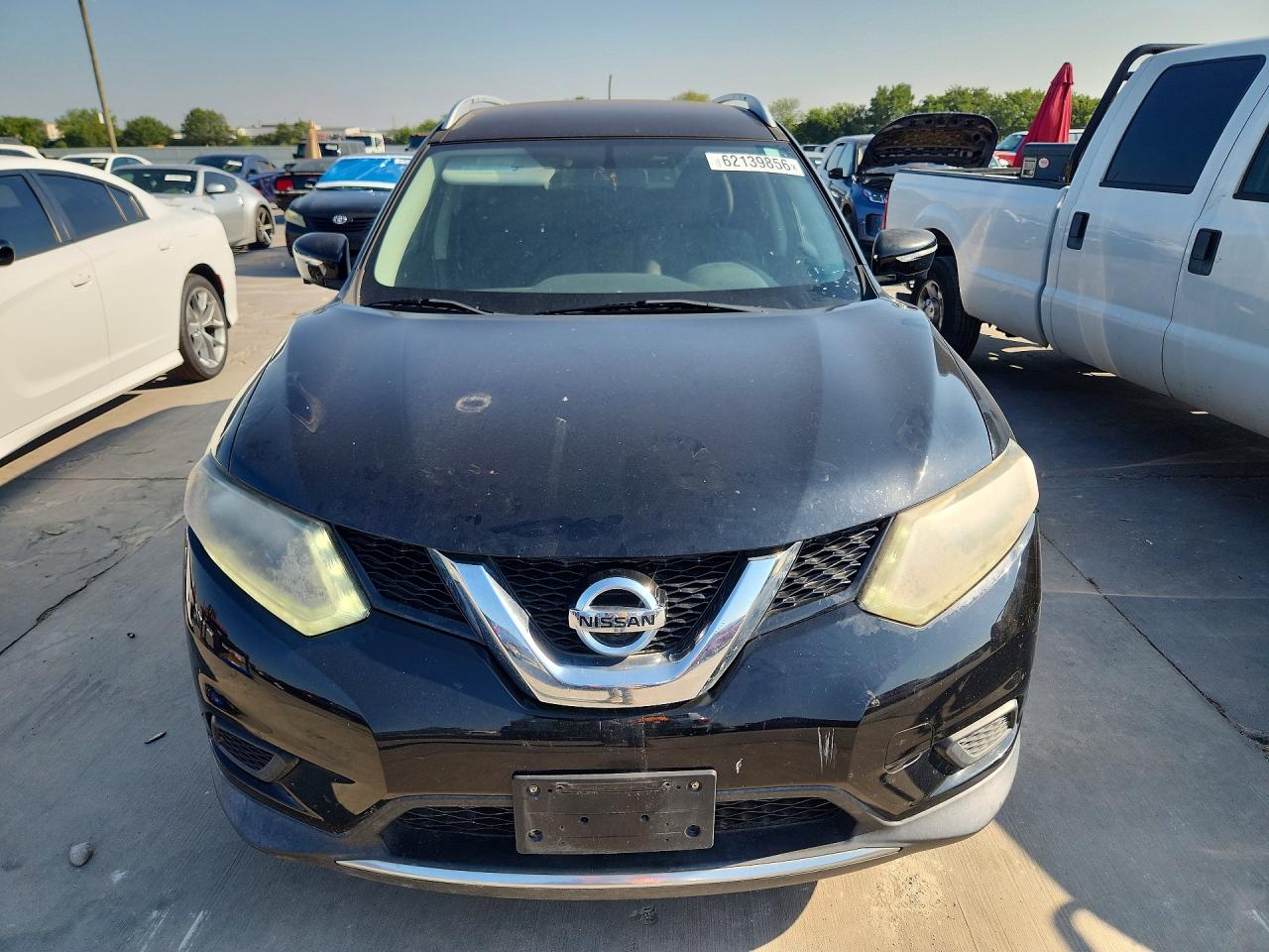 2015 Nissan Rogue Sv Black vin: KNMAT2MT4FP589923