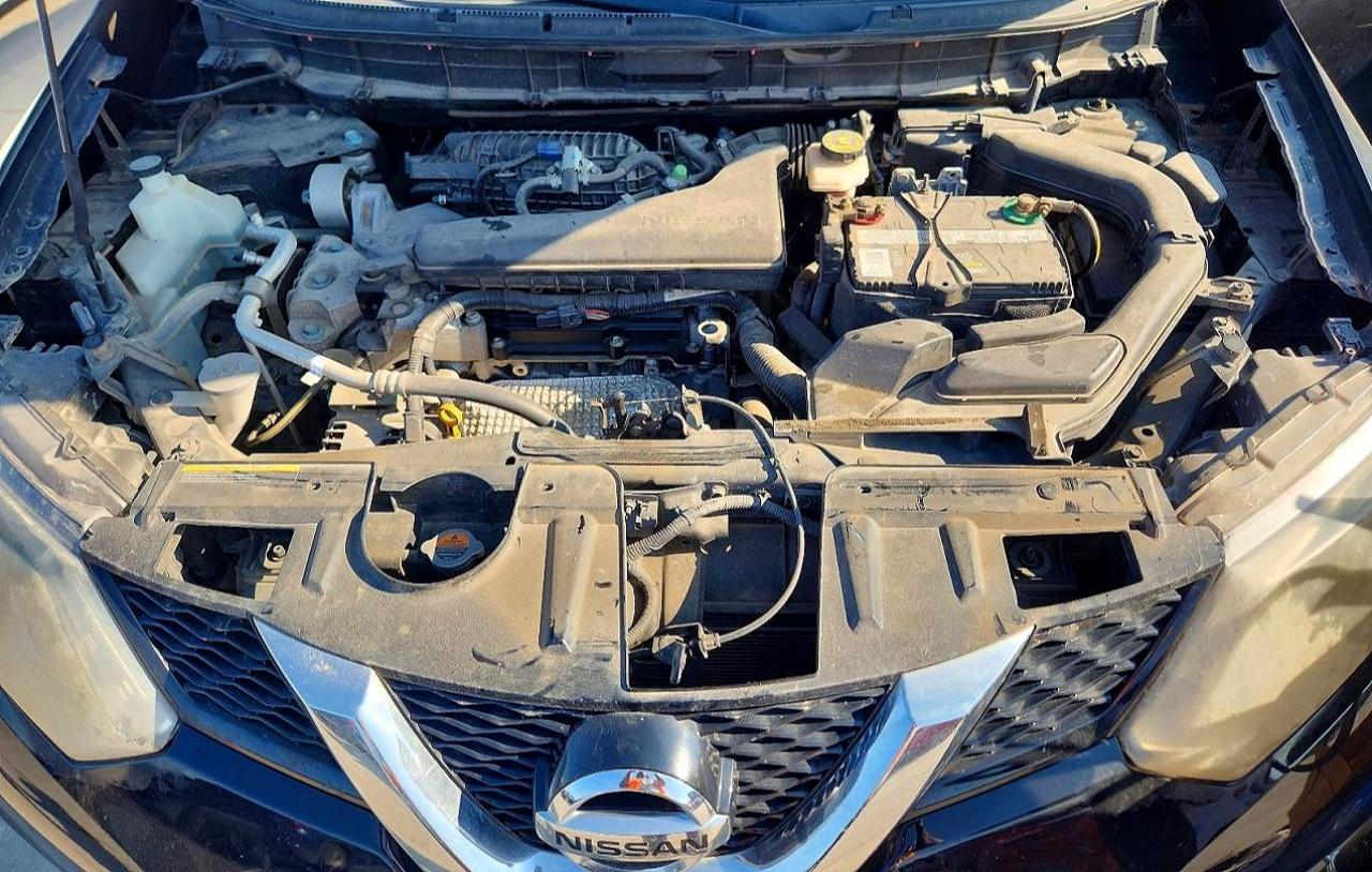 2015 Nissan Rogue Sv Black vin: KNMAT2MT4FP589923