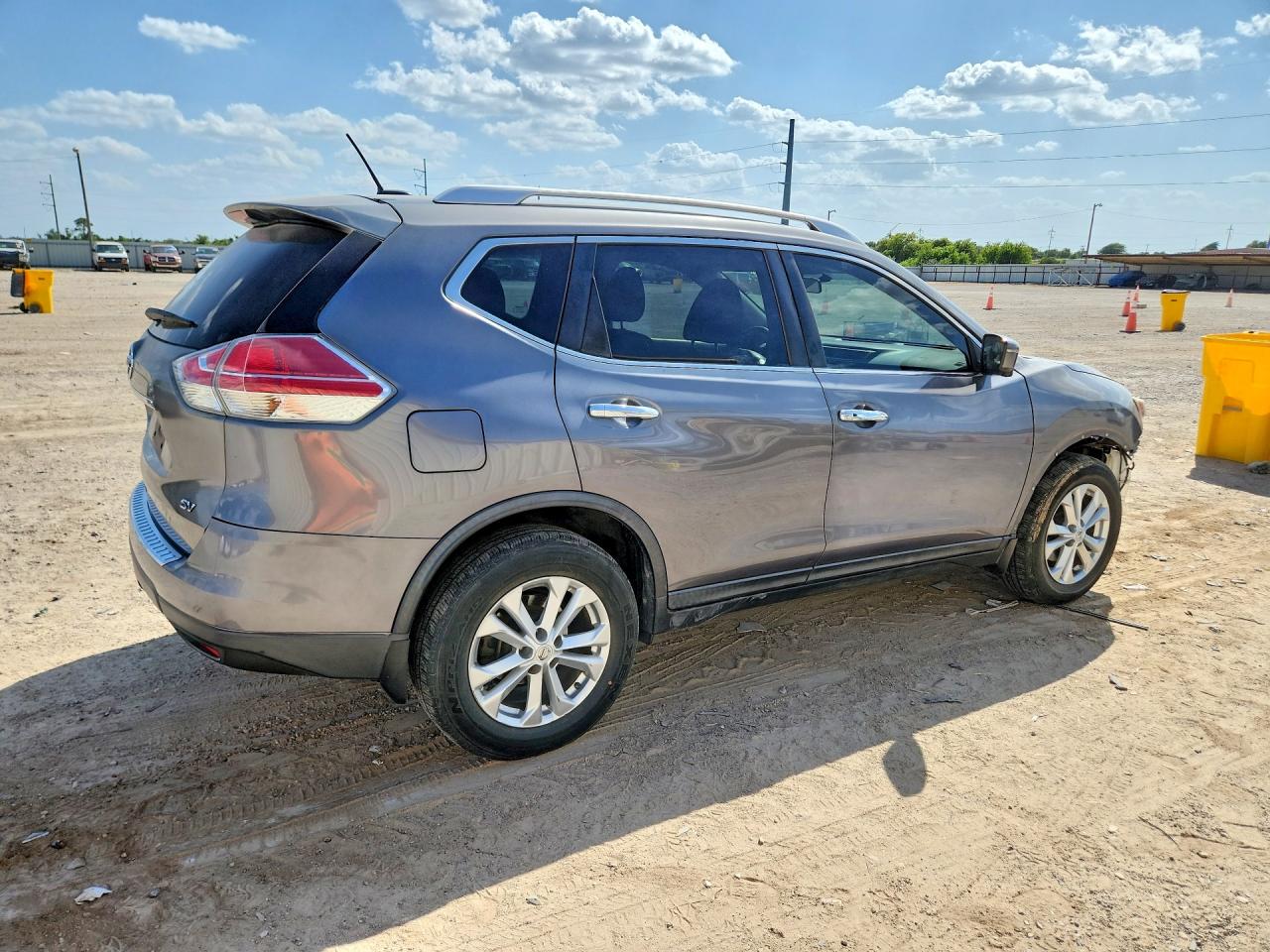 2016 Nissan Rogue Sv Серебряный vin: KNMAT2MT4GP732824