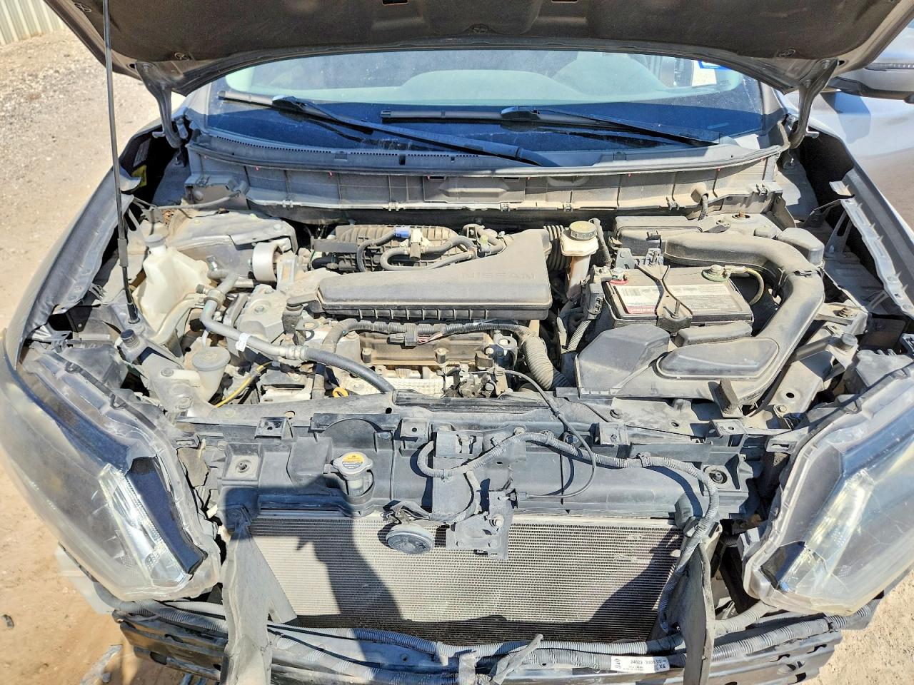 2016 Nissan Rogue Sv Серебряный vin: KNMAT2MT4GP732824