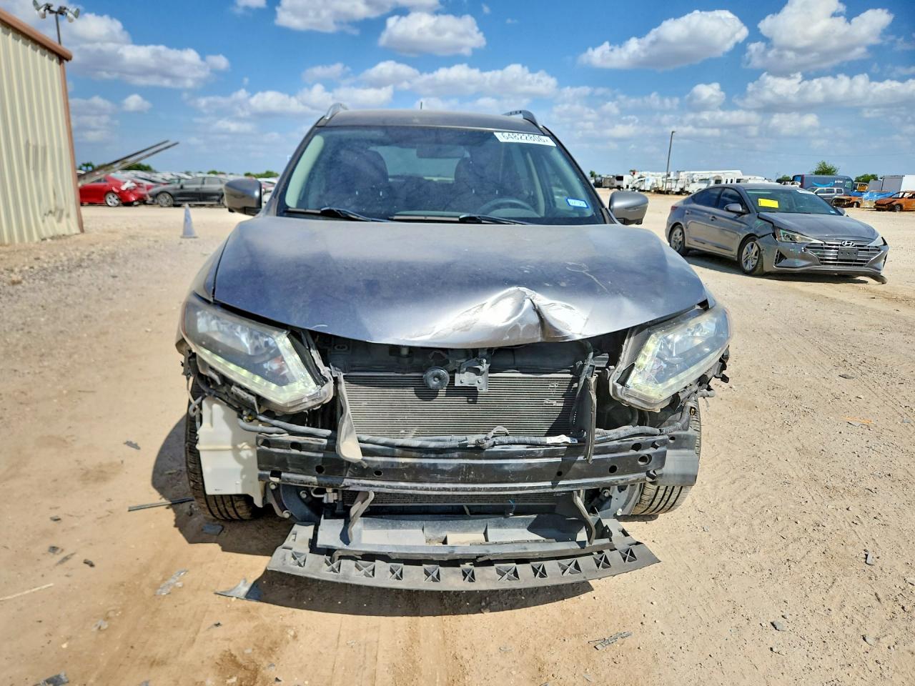 2016 Nissan Rogue Sv Серебряный vin: KNMAT2MT4GP732824