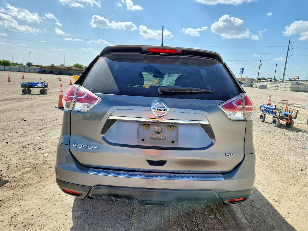 2016 Nissan Rogue Sv Серебряный vin: KNMAT2MT4GP732824