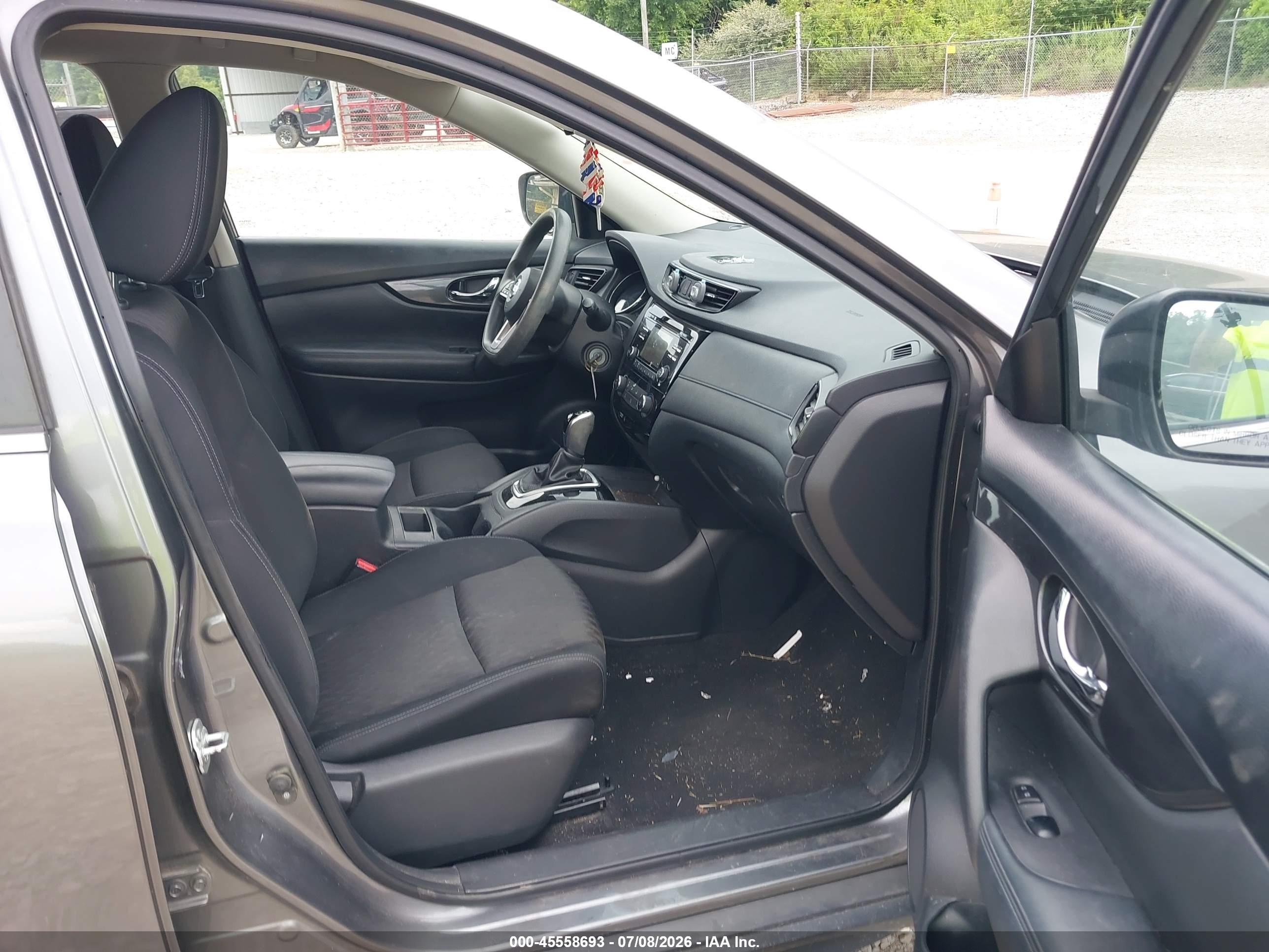2017 Nissan Rogue S Gray vin: KNMAT2MT4HP545021