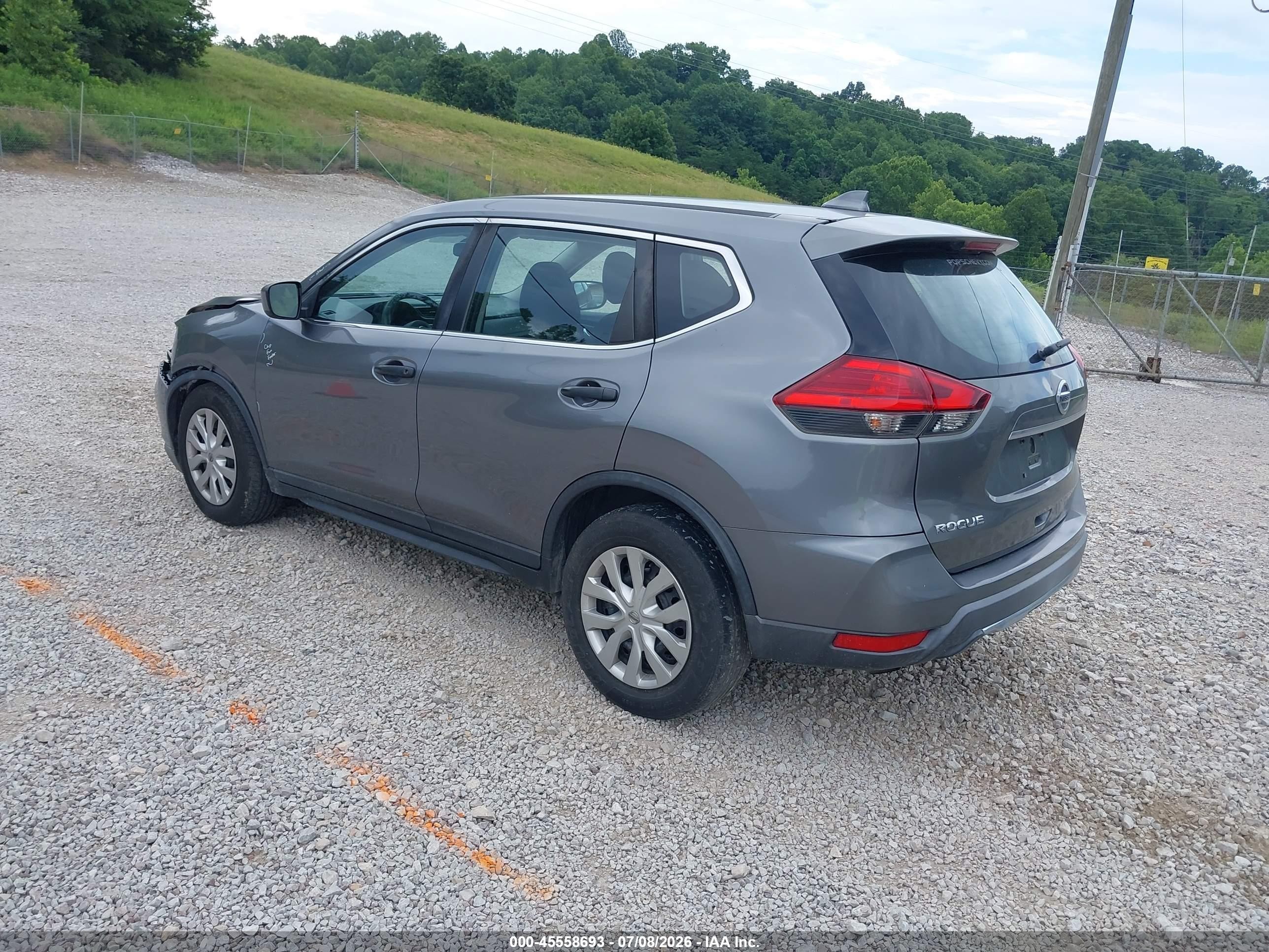 2017 Nissan Rogue S Gray vin: KNMAT2MT4HP545021