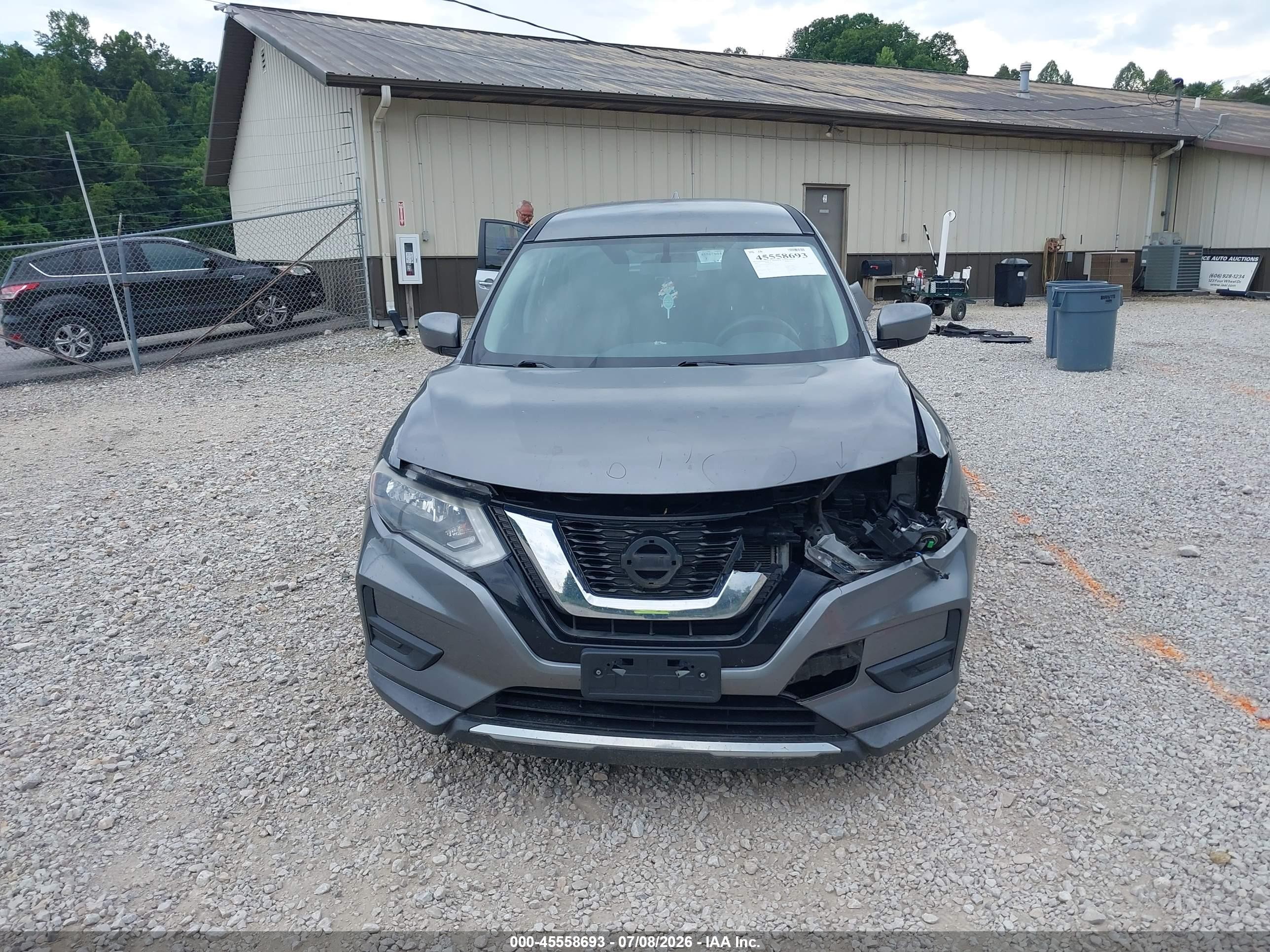2017 Nissan Rogue S Gray vin: KNMAT2MT4HP545021