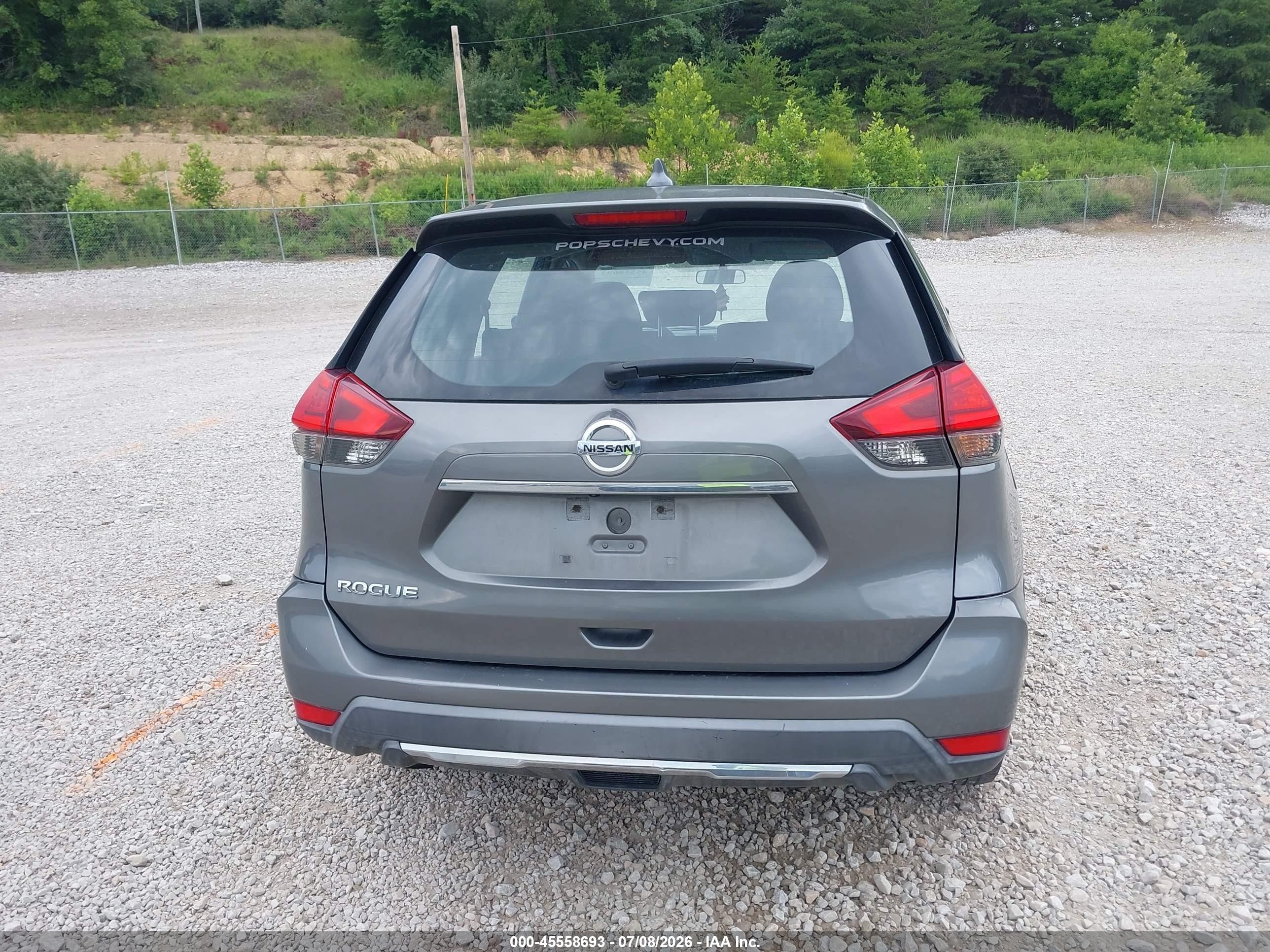 2017 Nissan Rogue S Gray vin: KNMAT2MT4HP545021