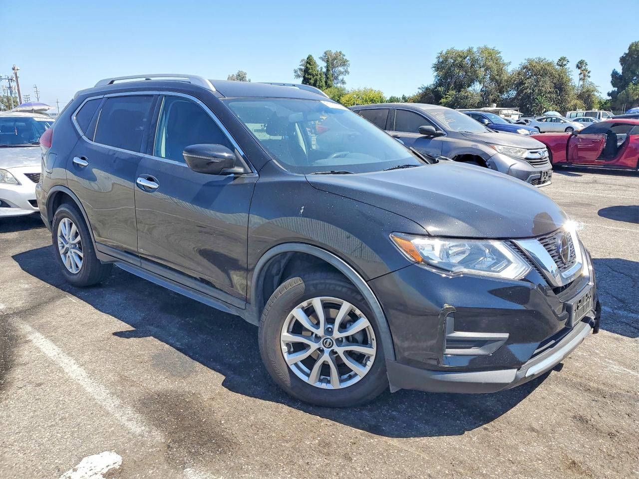 2018 Nissan Rogue Sv Black vin: KNMAT2MT4JP501686