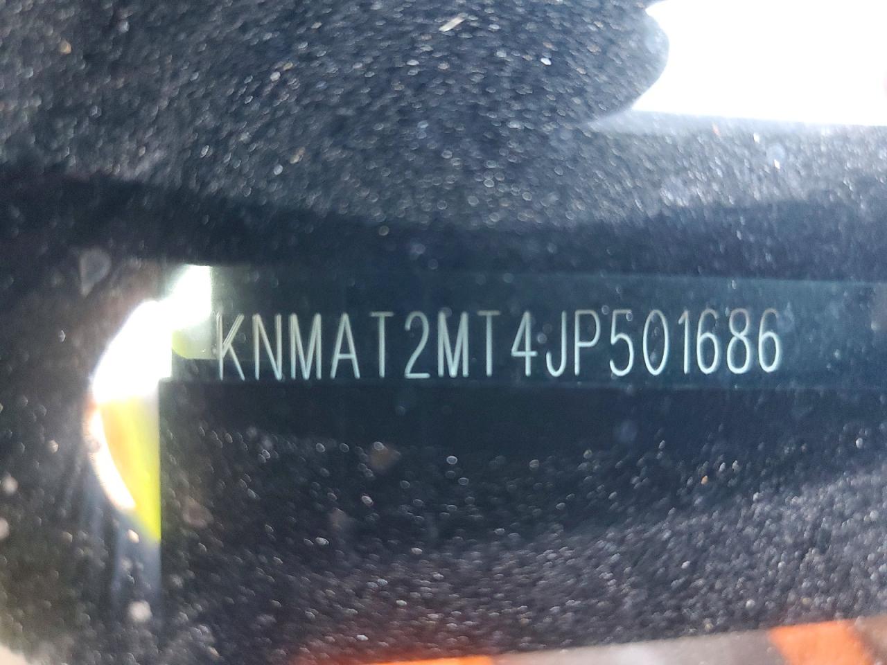 2018 Nissan Rogue Sv Black vin: KNMAT2MT4JP501686