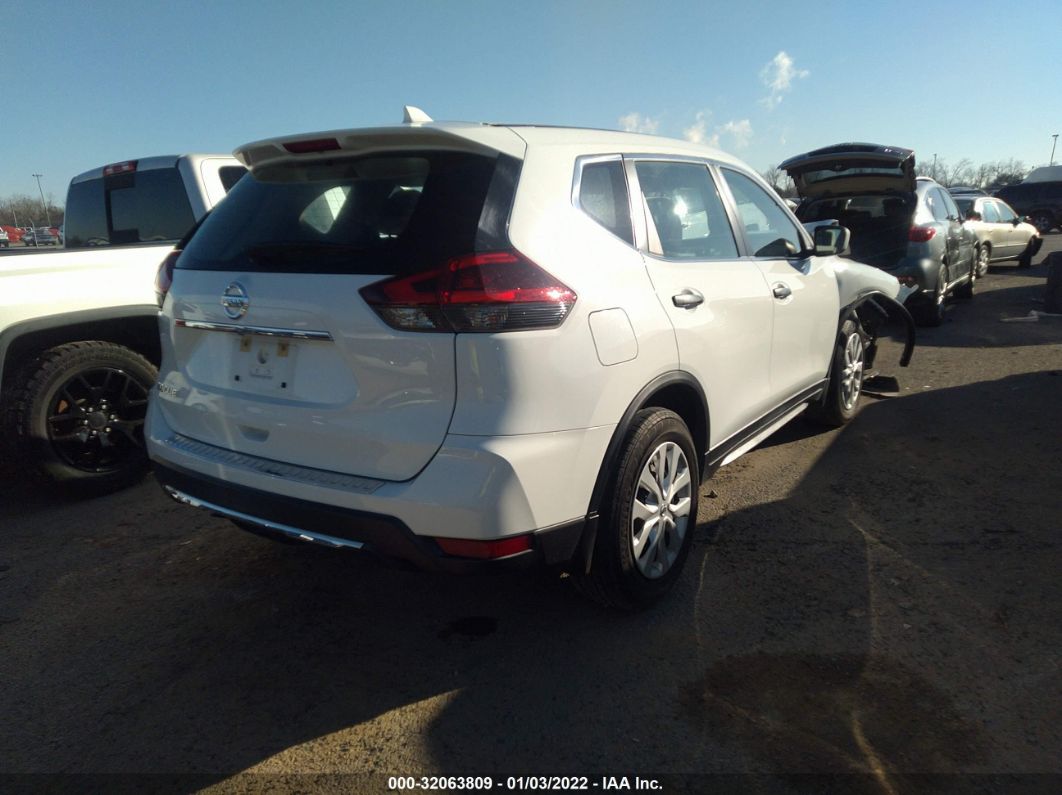 2018 Nissan Rogue S White vin: KNMAT2MT4JP622976