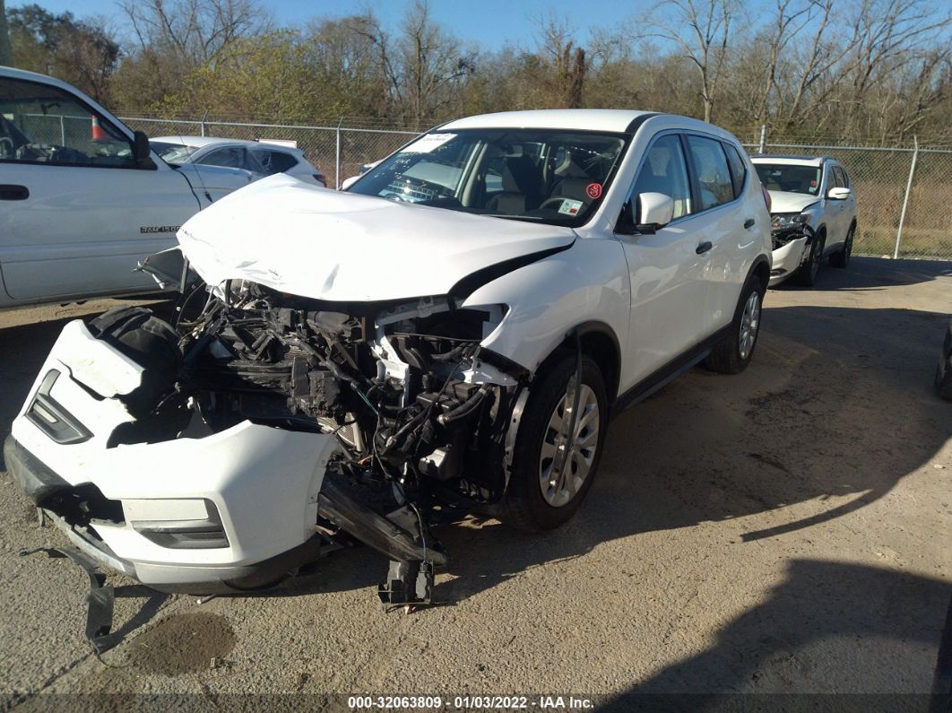 2018 Nissan Rogue S White vin: KNMAT2MT4JP622976