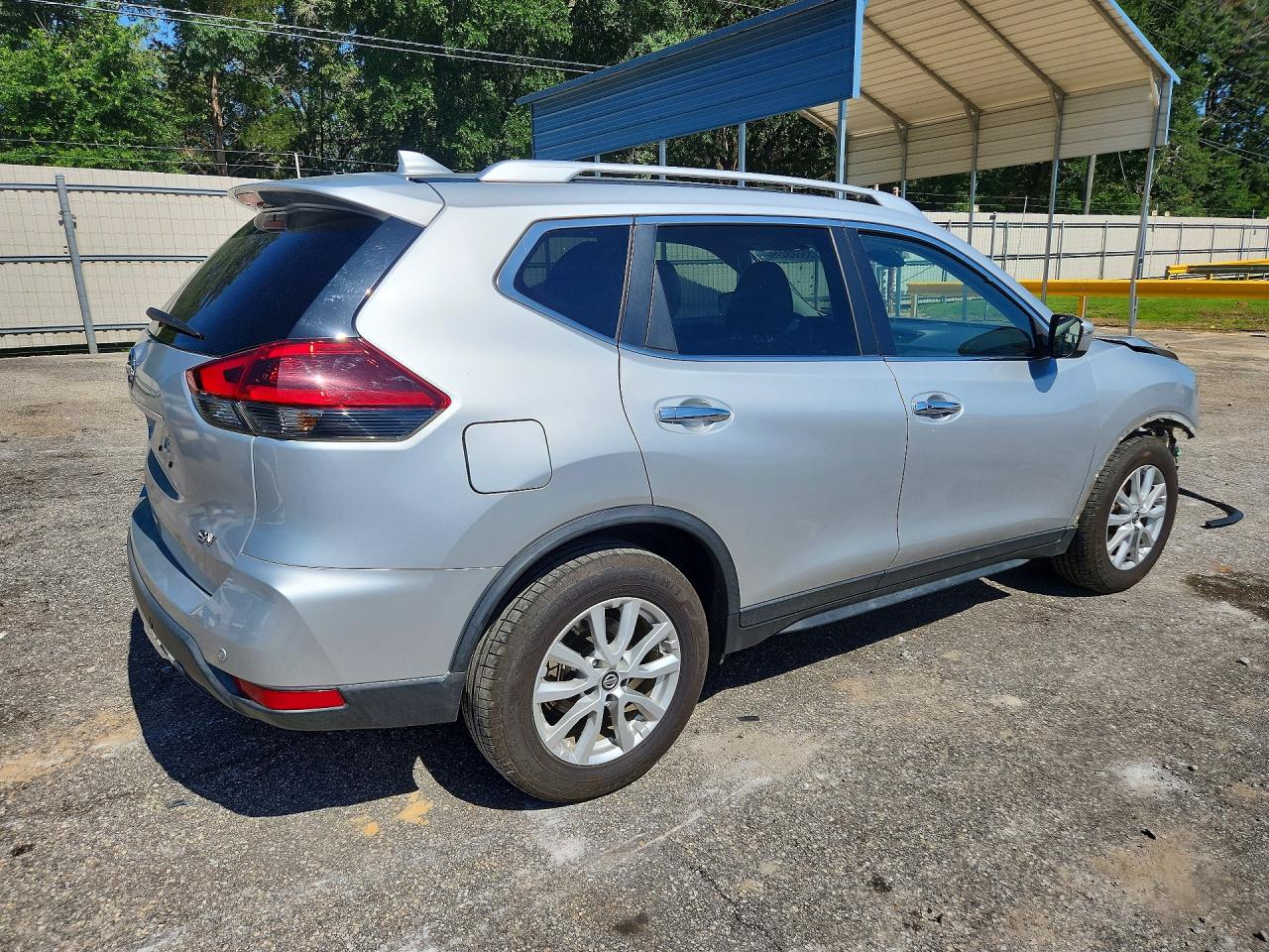2019 Nissan Rogue Sv Silver vin: KNMAT2MT4KP510745
