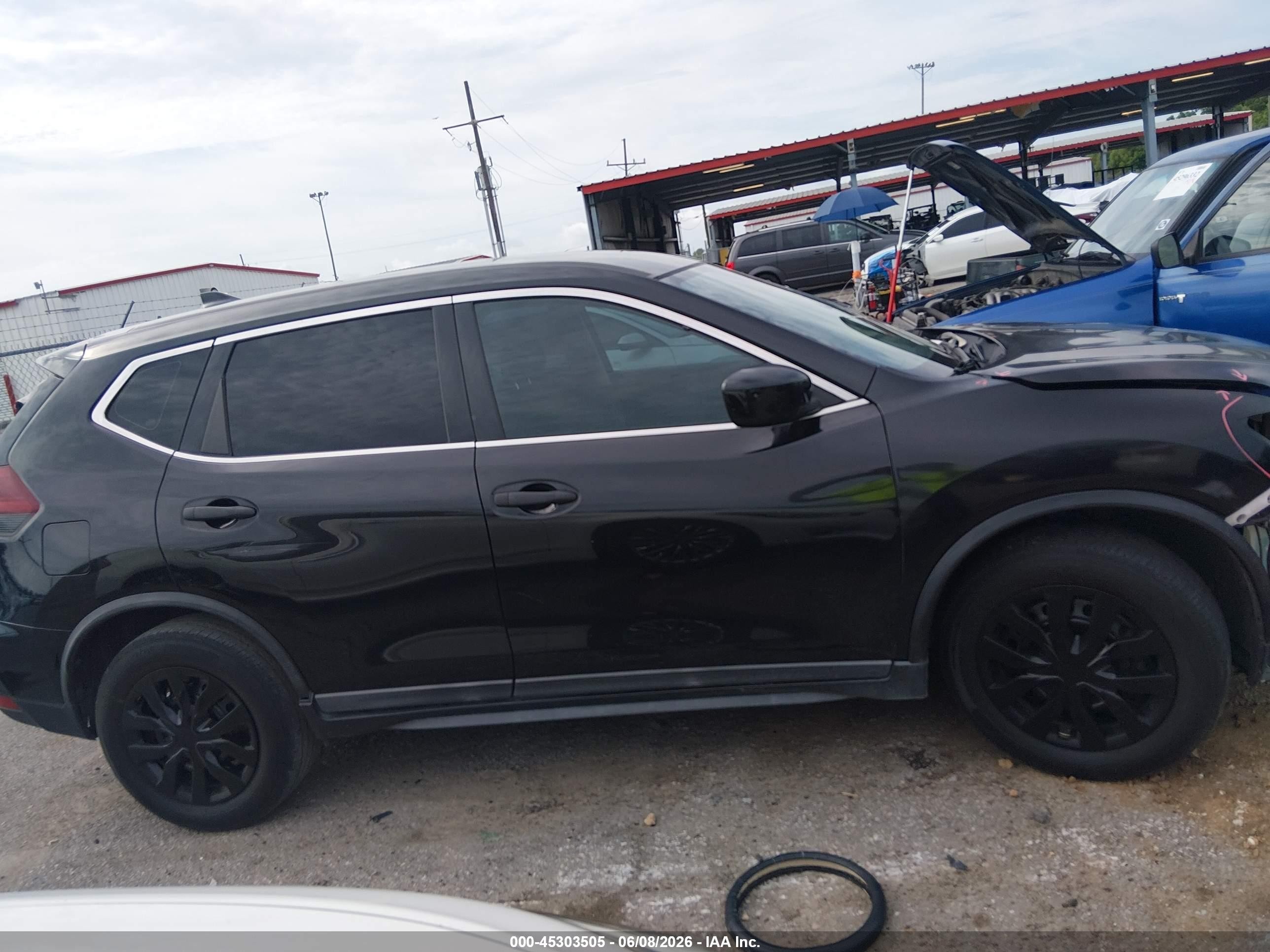 2020 Nissan Rogue S Fwd Black vin: KNMAT2MT4LP528759