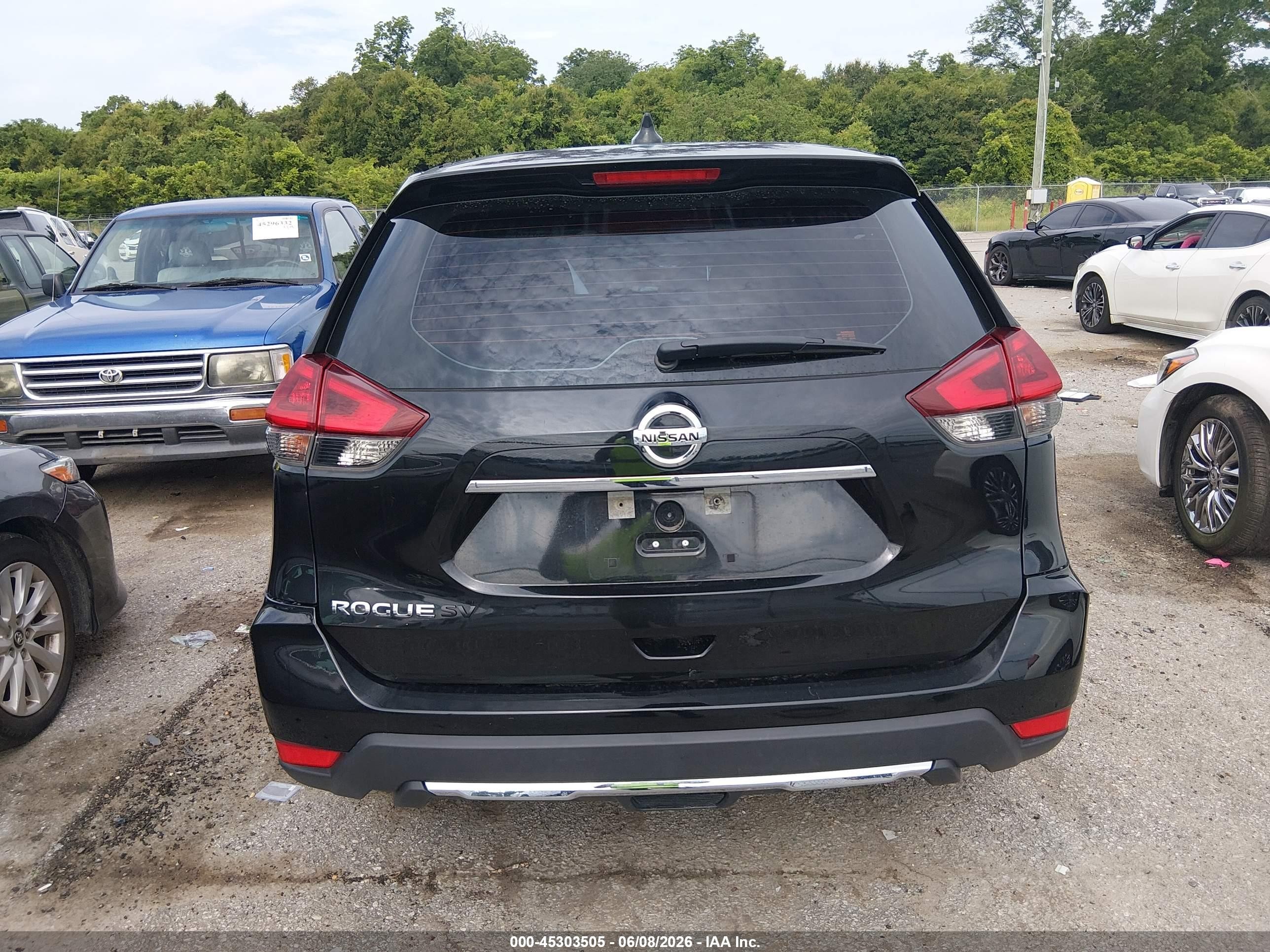 2020 Nissan Rogue S Fwd Black vin: KNMAT2MT4LP528759