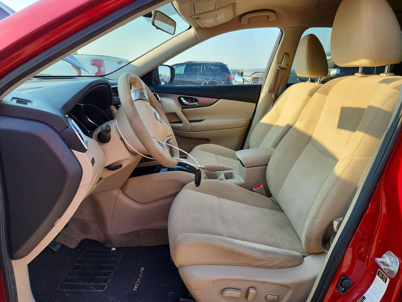 2015 Nissan Rogue Sv Красный vin: KNMAT2MT5FP523767