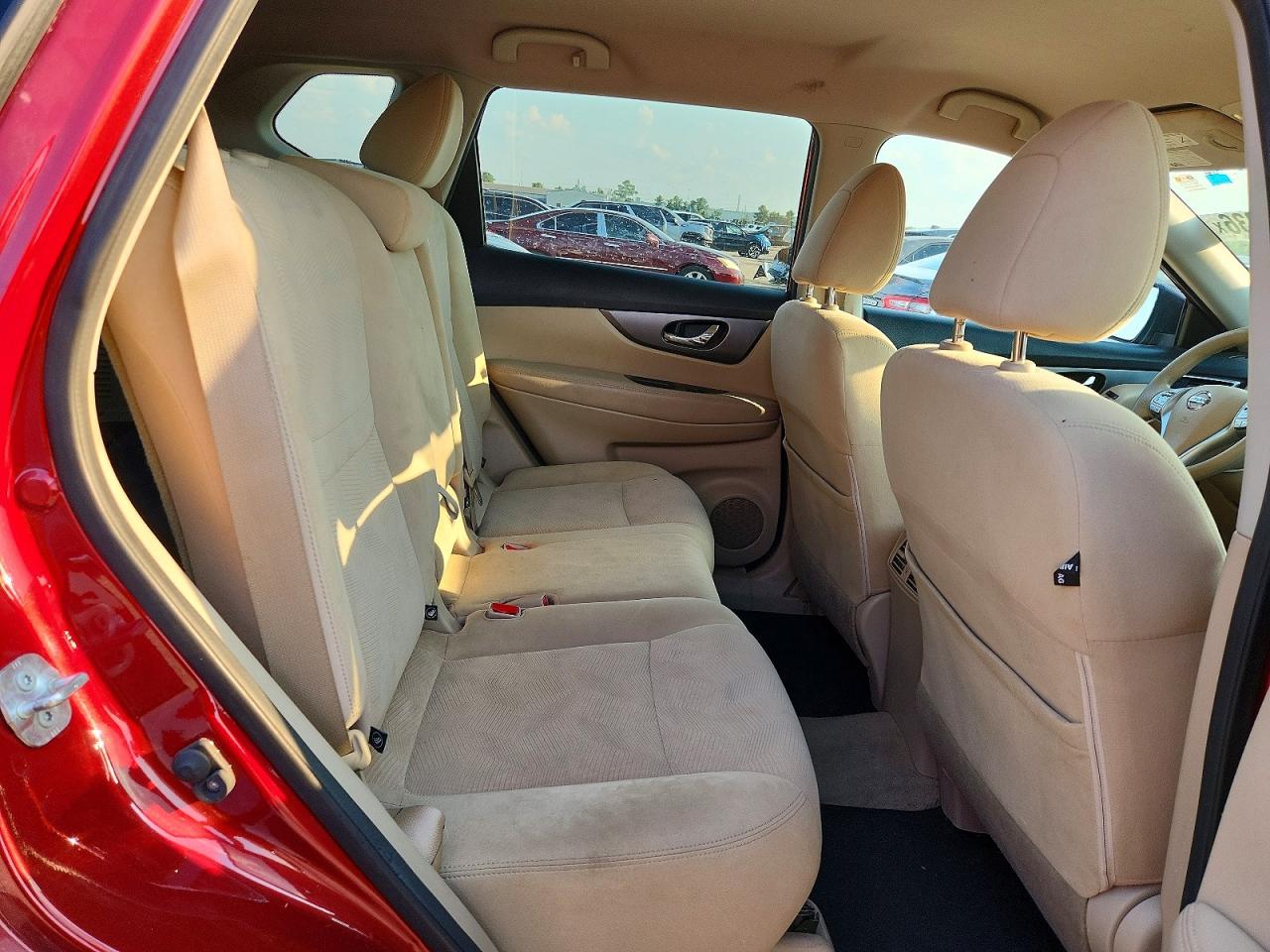 2015 Nissan Rogue Sv Красный vin: KNMAT2MT5FP523767