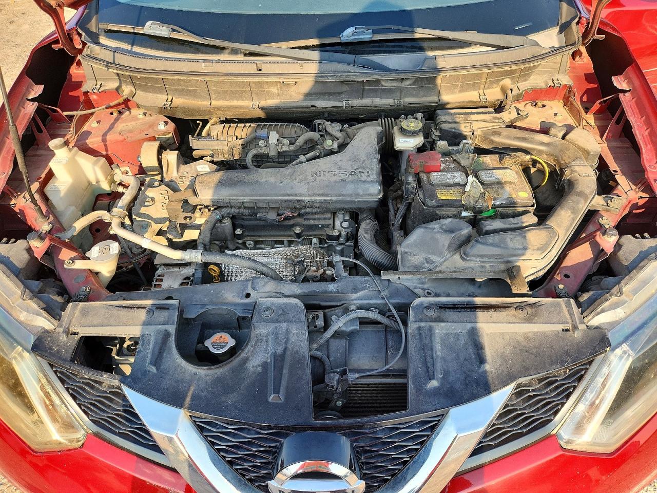 2015 Nissan Rogue Sv Красный vin: KNMAT2MT5FP523767