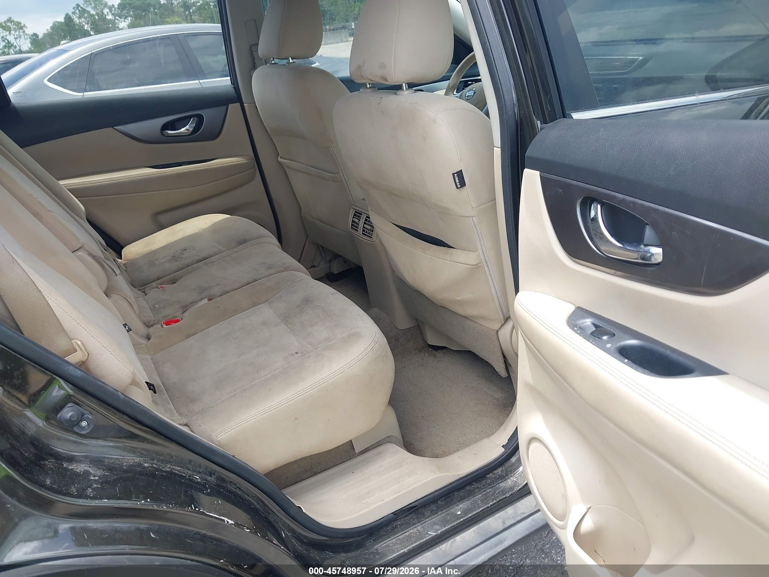 2015 Nissan Rogue S Brown vin: KNMAT2MT5FP529987