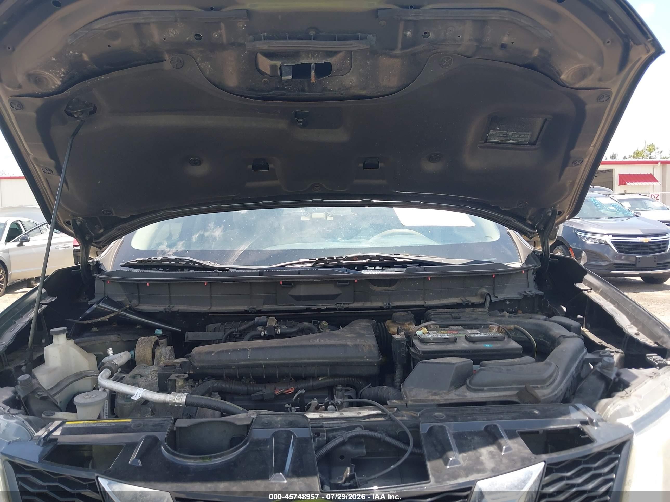 2015 Nissan Rogue S Brown vin: KNMAT2MT5FP529987