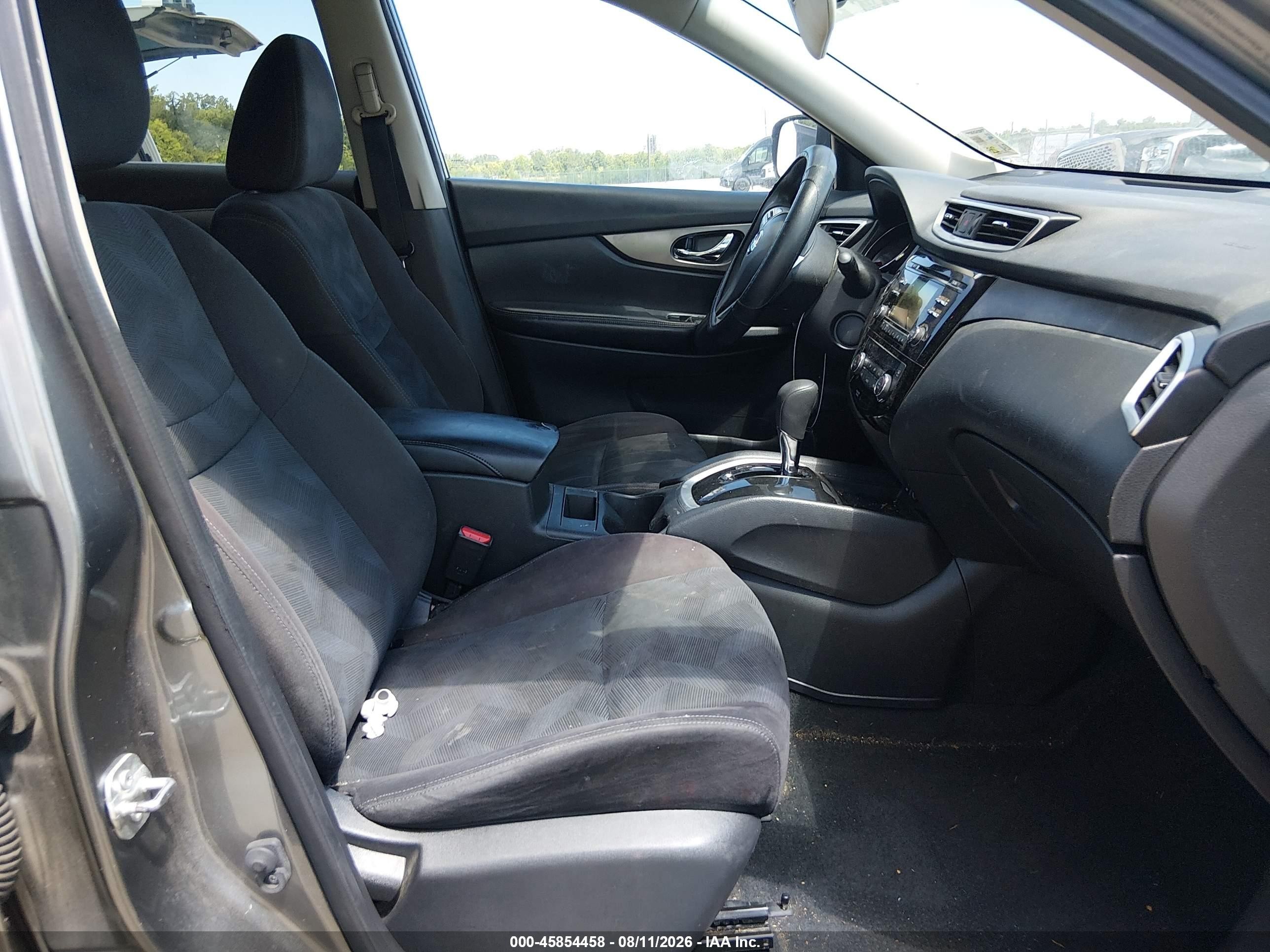 2015 Nissan Rogue Sv Gray vin: KNMAT2MT5FP533330