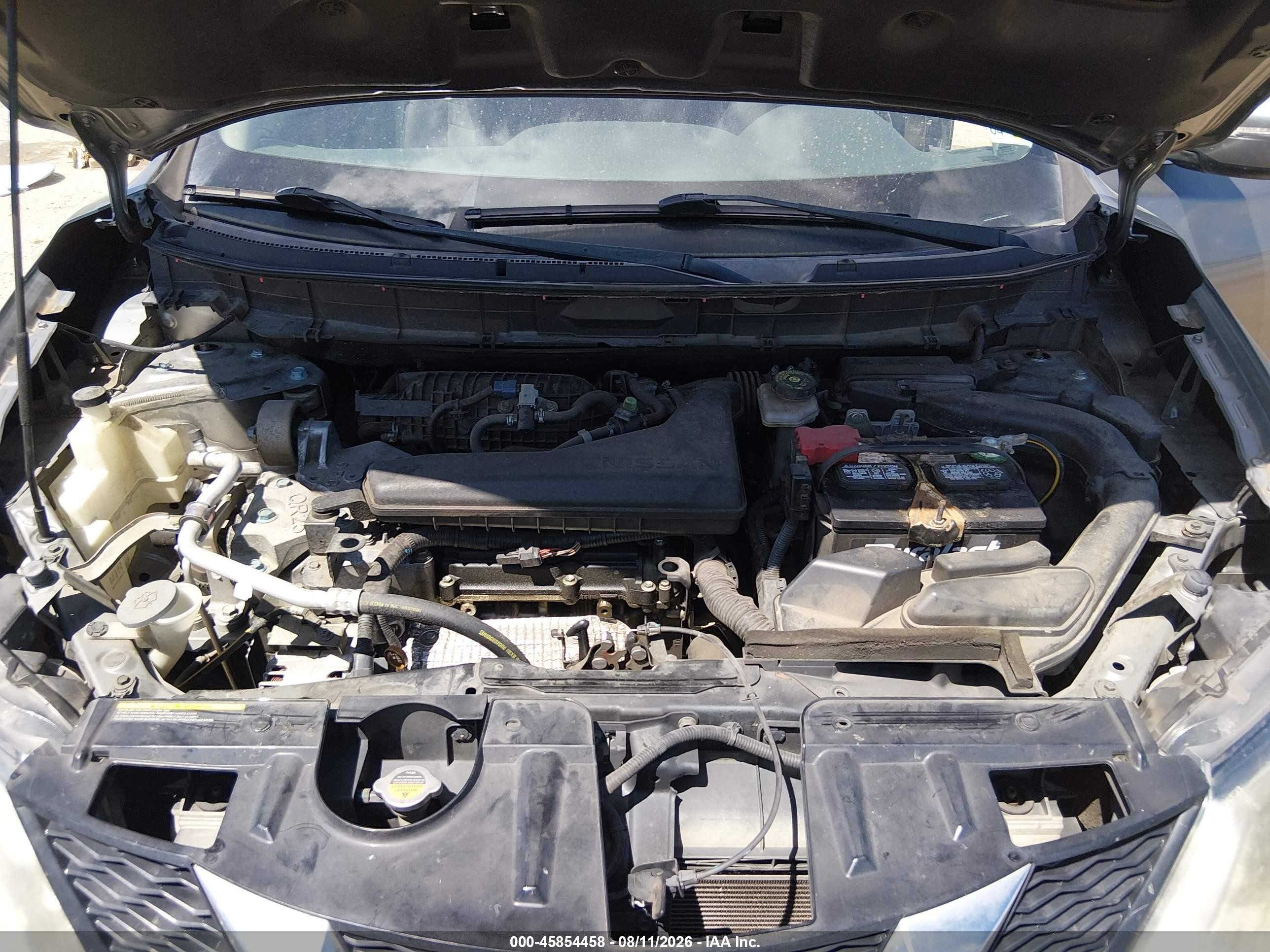 2015 Nissan Rogue Sv Gray vin: KNMAT2MT5FP533330