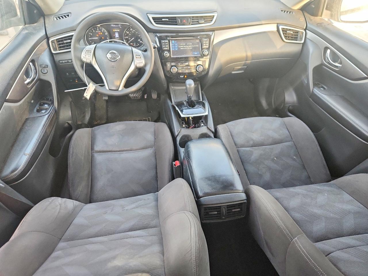 2015 Nissan Rogue Sv White vin: KNMAT2MT5FP541069