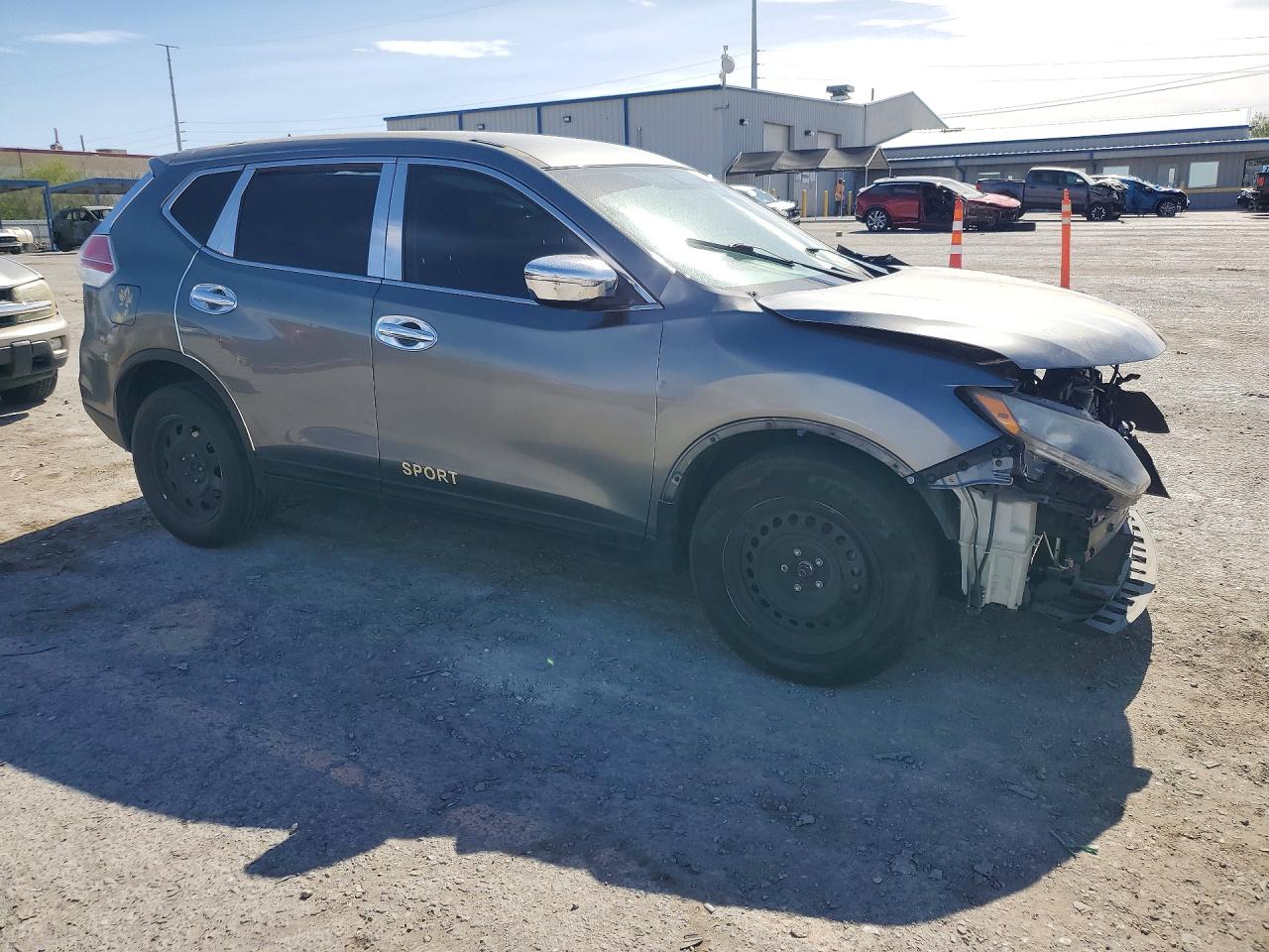 2015 Nissan Rogue Sv Charcoal vin: KNMAT2MT5FP542948