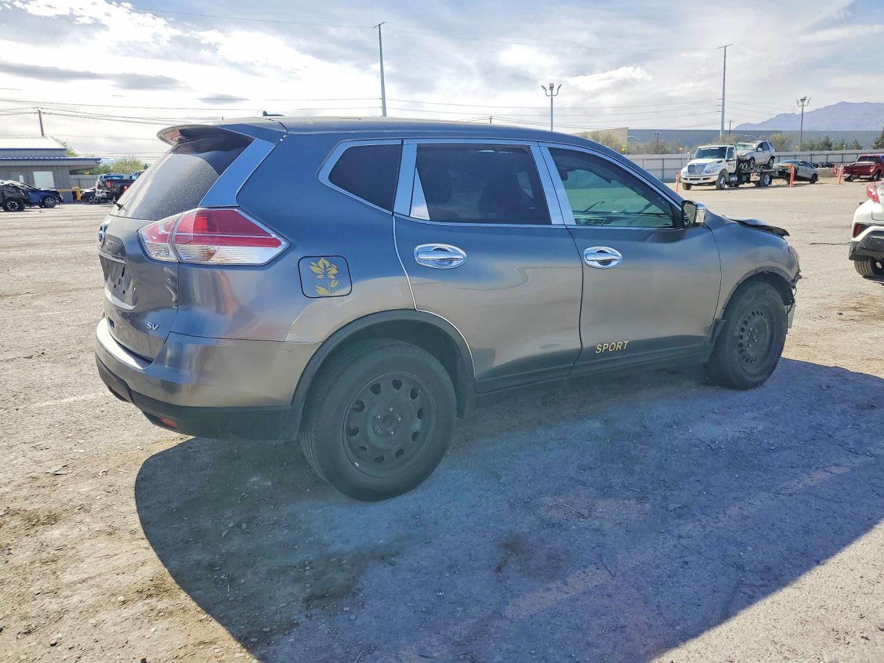 2015 Nissan Rogue Sv Charcoal vin: KNMAT2MT5FP542948
