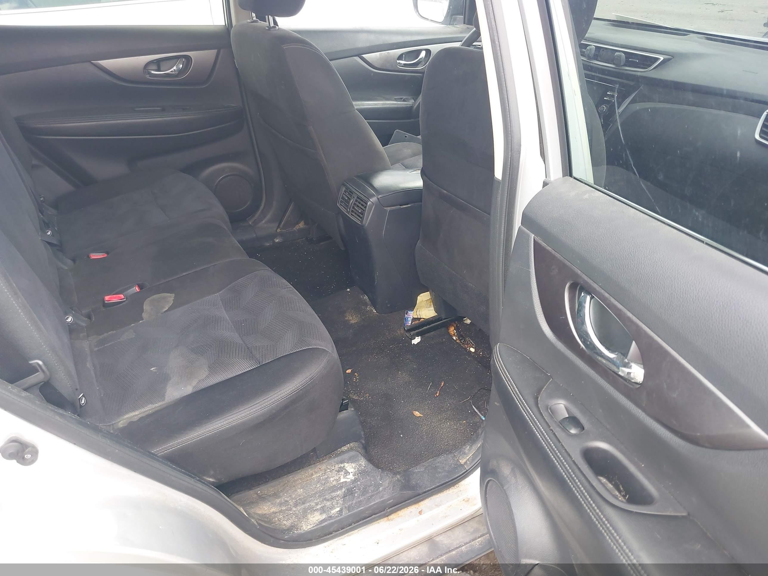 2015 Nissan Rogue Sv Gray vin: KNMAT2MT5FP548670