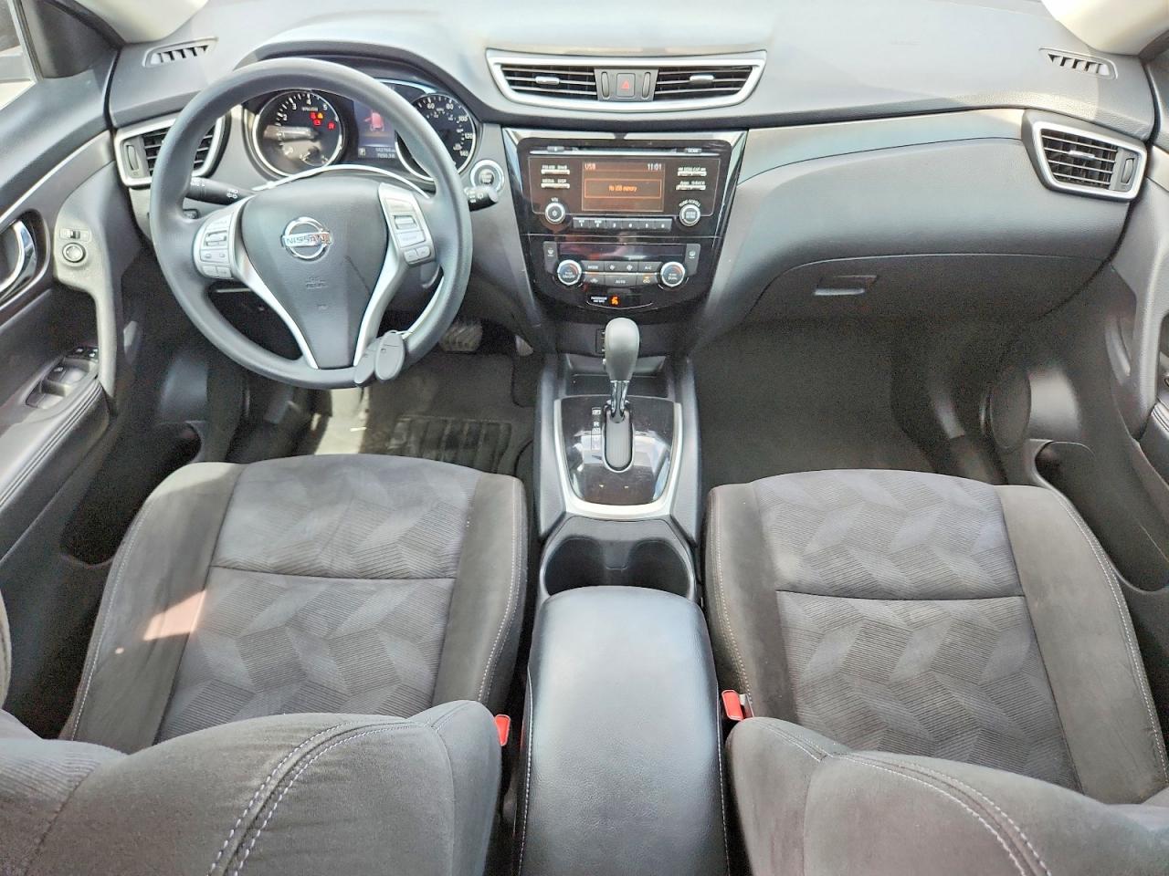 2015 Nissan Rogue Sv Silver vin: KNMAT2MT5FP552475