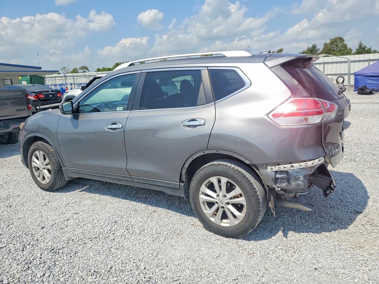2015 Nissan Rogue Sv Gray vin: KNMAT2MT5FP575268