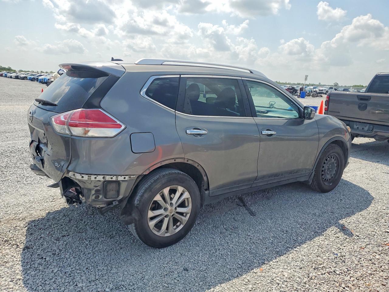 2015 Nissan Rogue Sv Gray vin: KNMAT2MT5FP575268