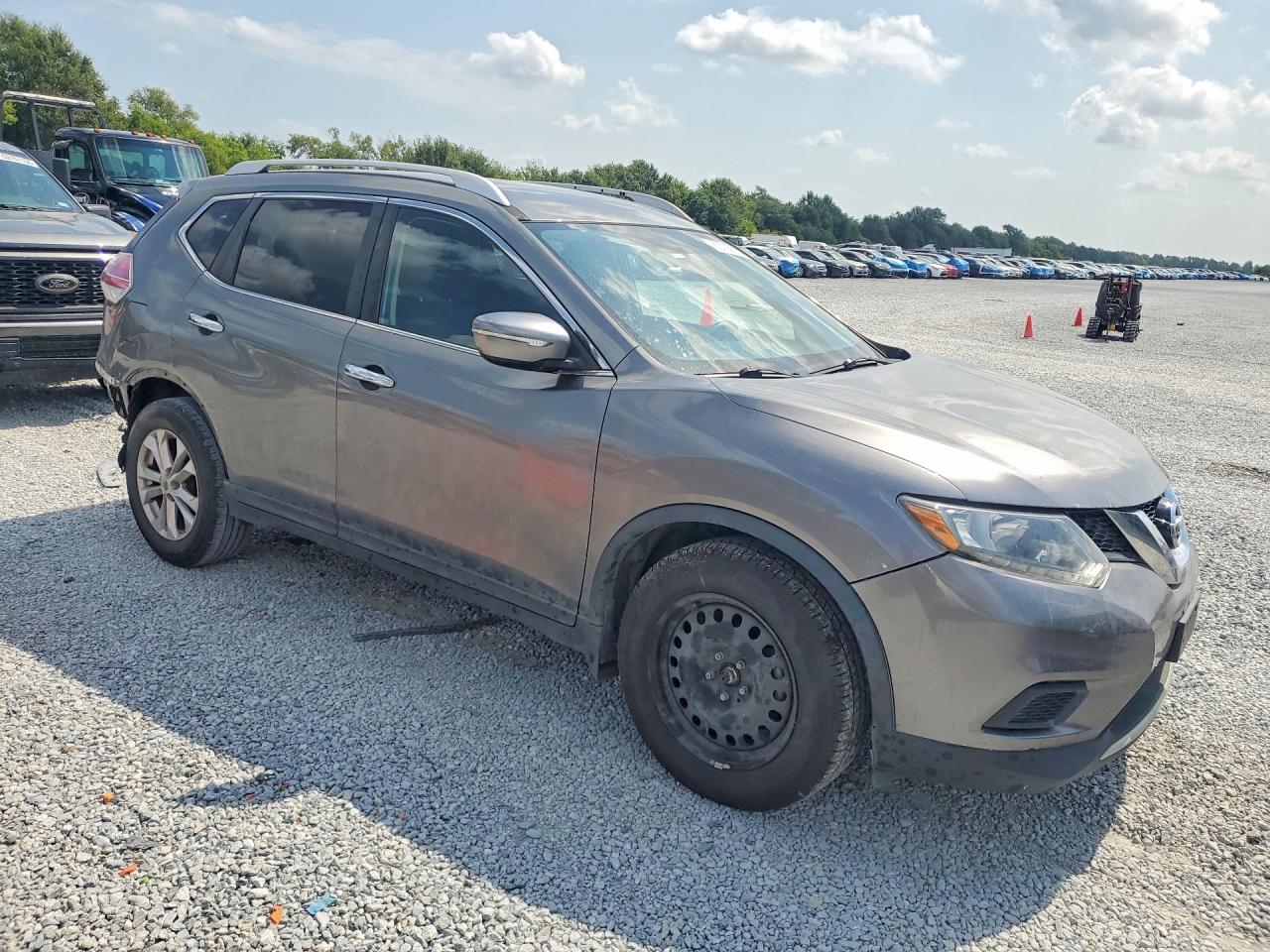 2015 Nissan Rogue Sv Gray vin: KNMAT2MT5FP575268
